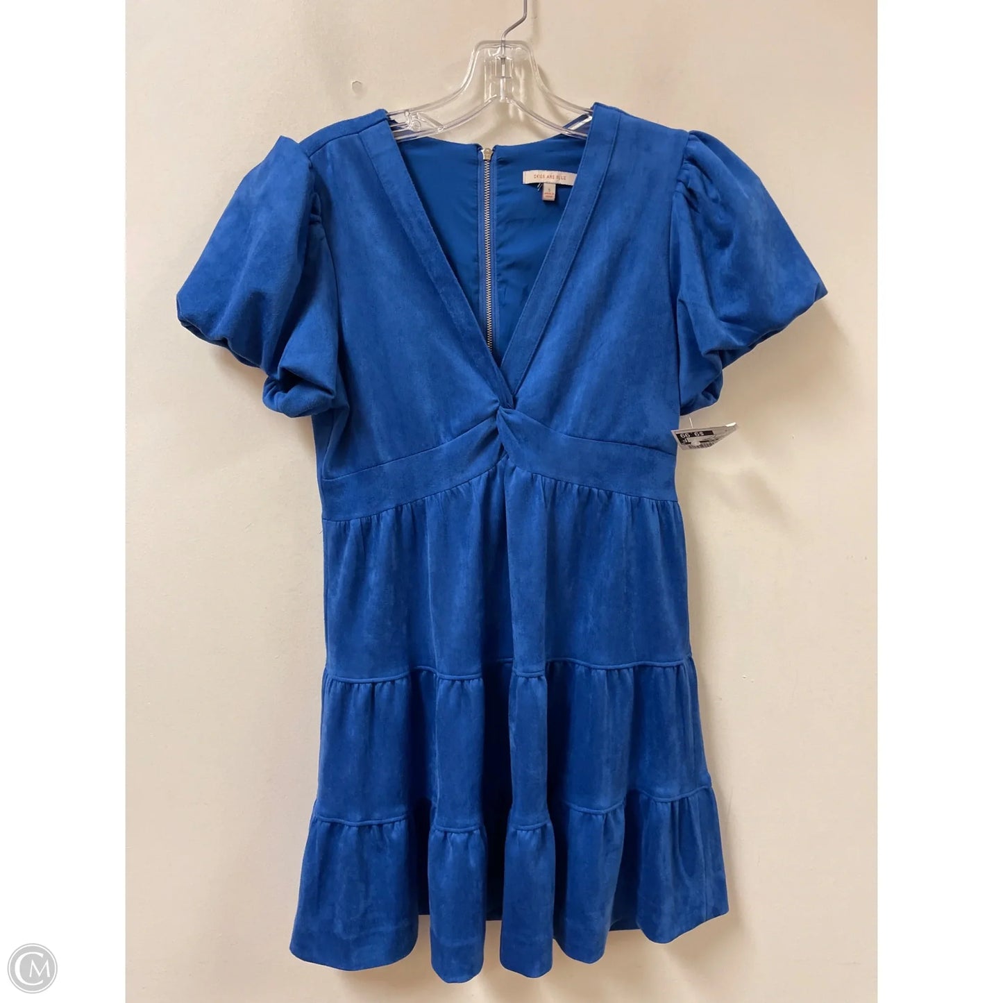 Dress Casual Short By Skies Are Blue In Blue, Size: S