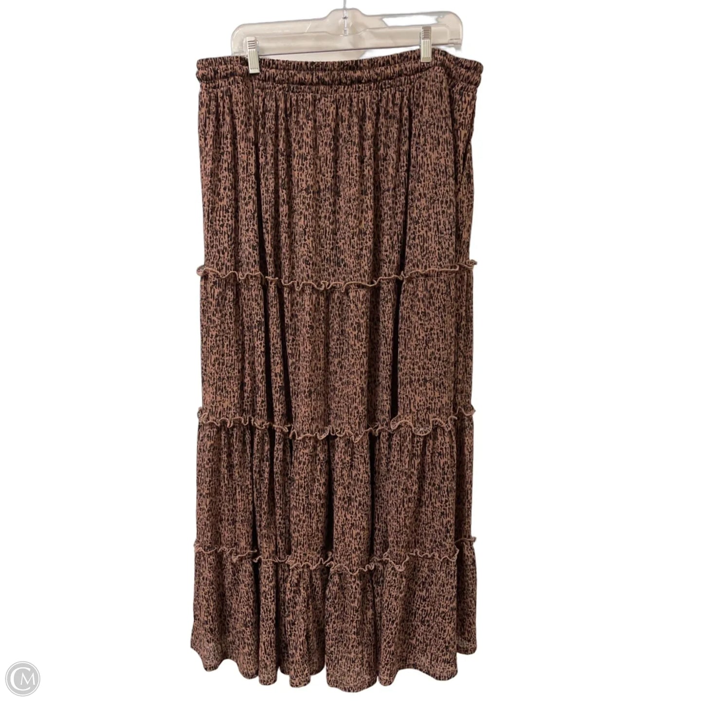 Skirt Maxi By Torrid In Brown, Size: 20