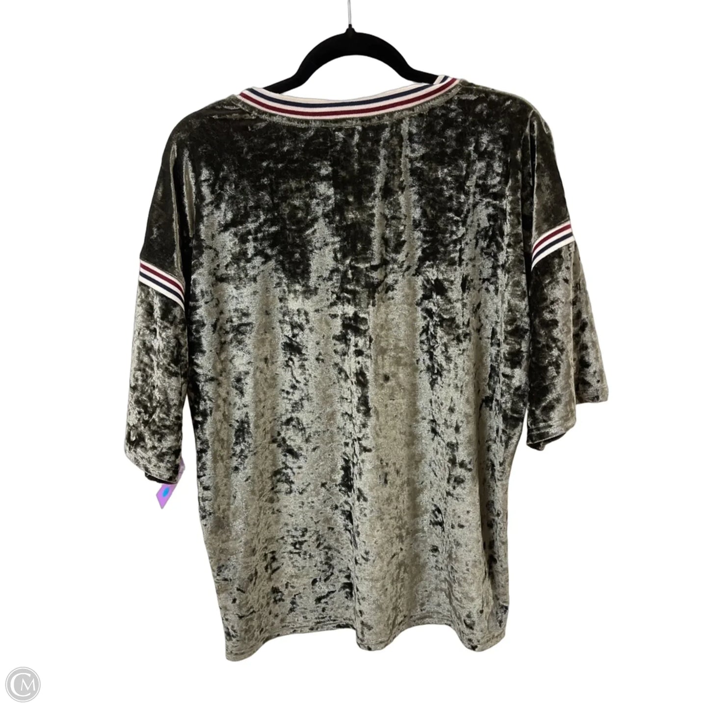 Top Short Sleeve By Pol In Green, Size: M