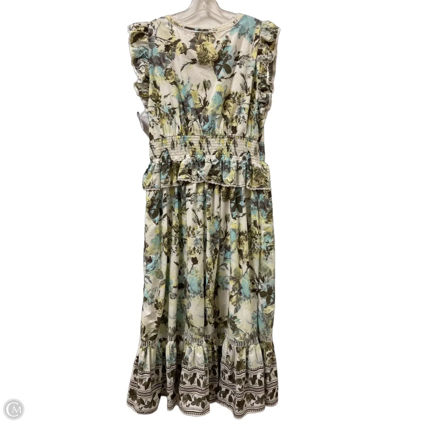 Dress Party Long By Treasure And Bond In Green, Size: L