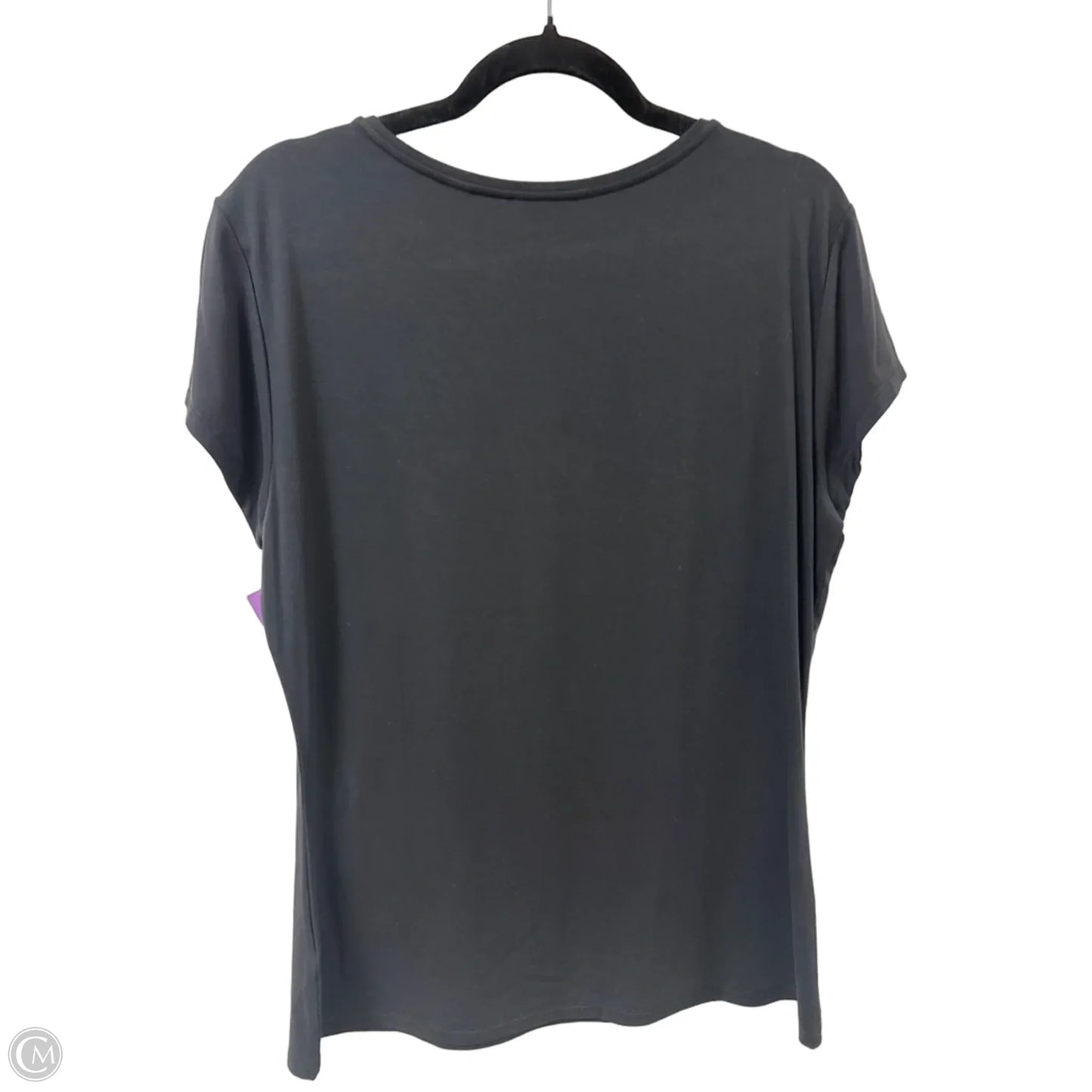 Top Short Sleeve By Ted Baker In Black, Size: L