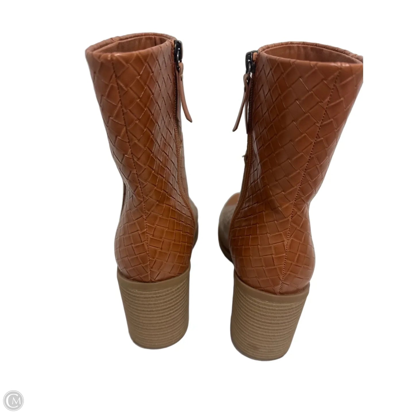 Boots Ankle Heels By Universal Thread In Brown, Size: 10