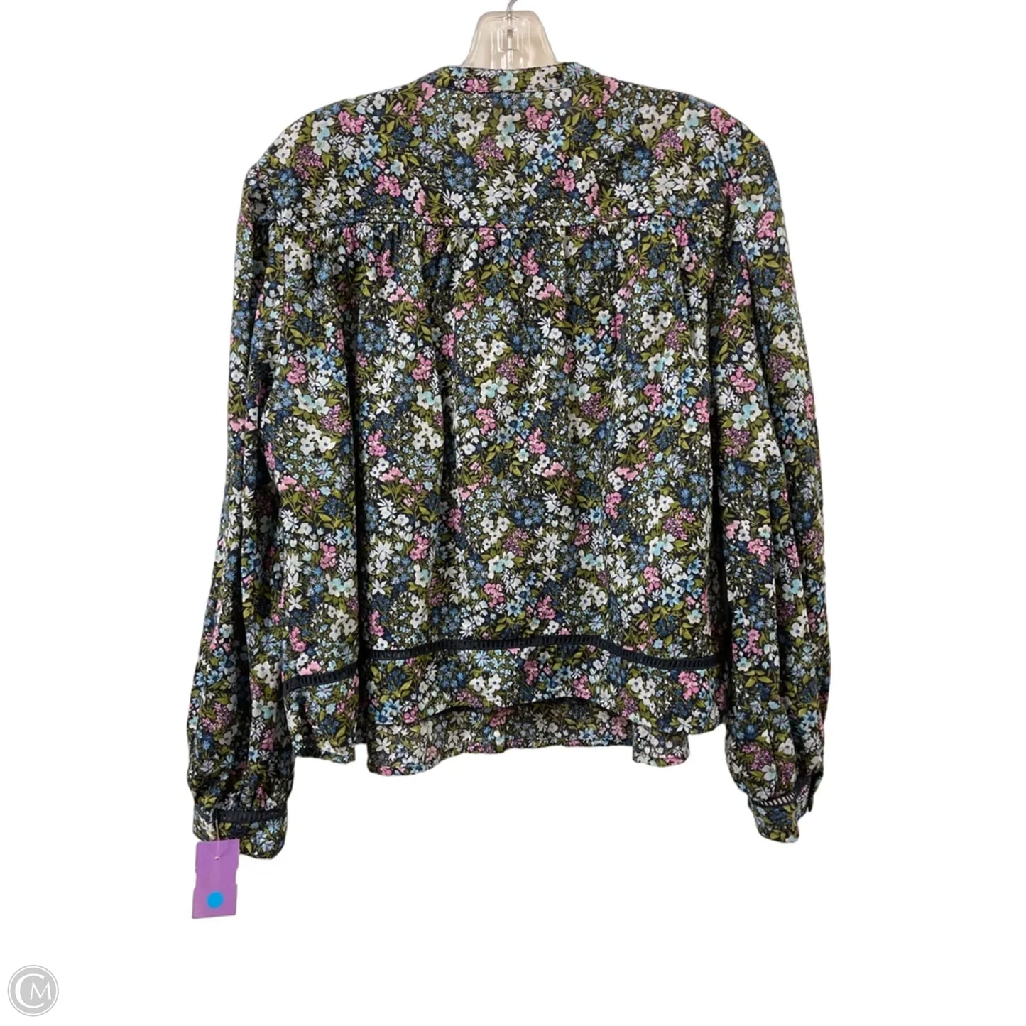 Top Long Sleeve By Old Navy In Floral Print, Size: L