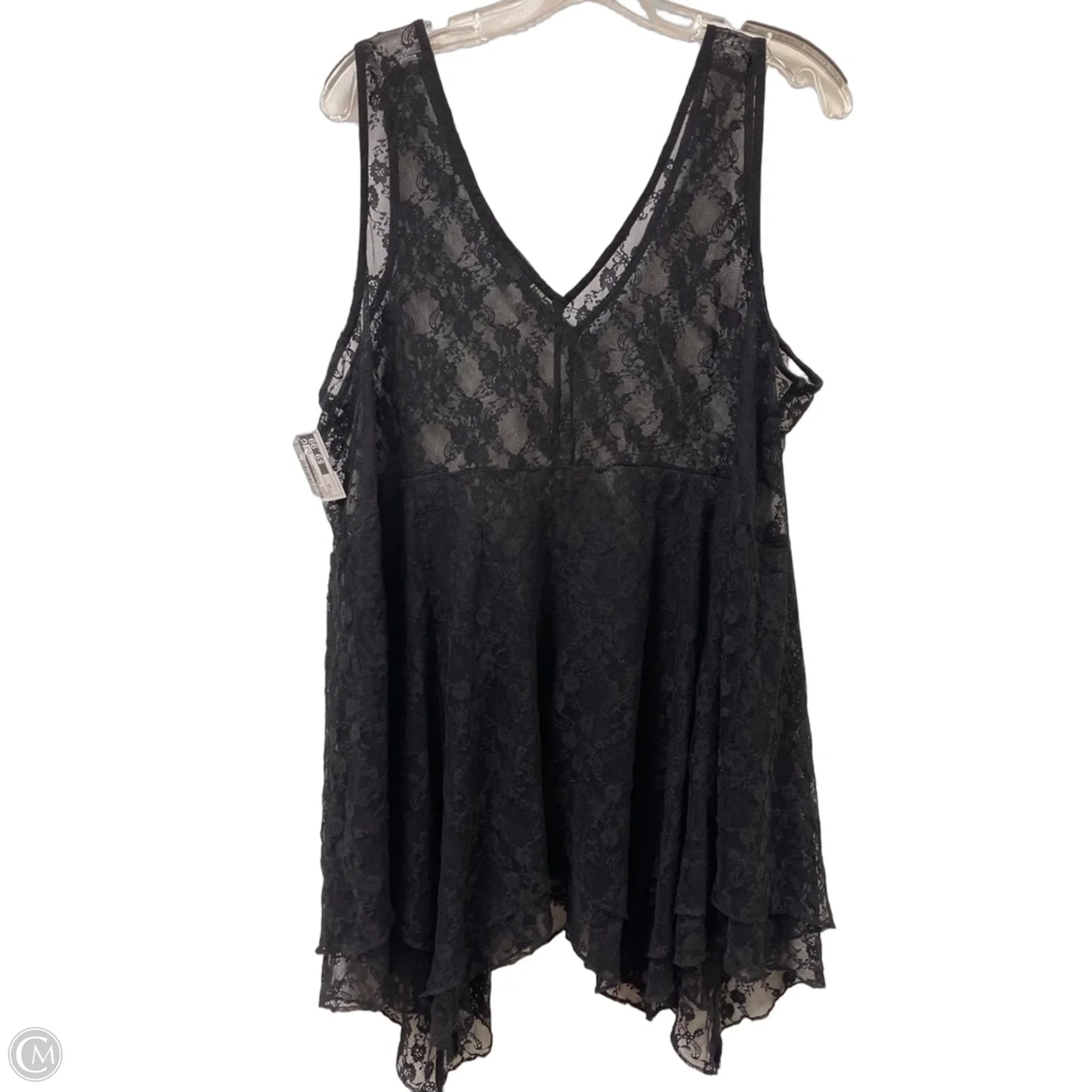 Tunic Sleeveless By Torrid In Black, Size: 3x