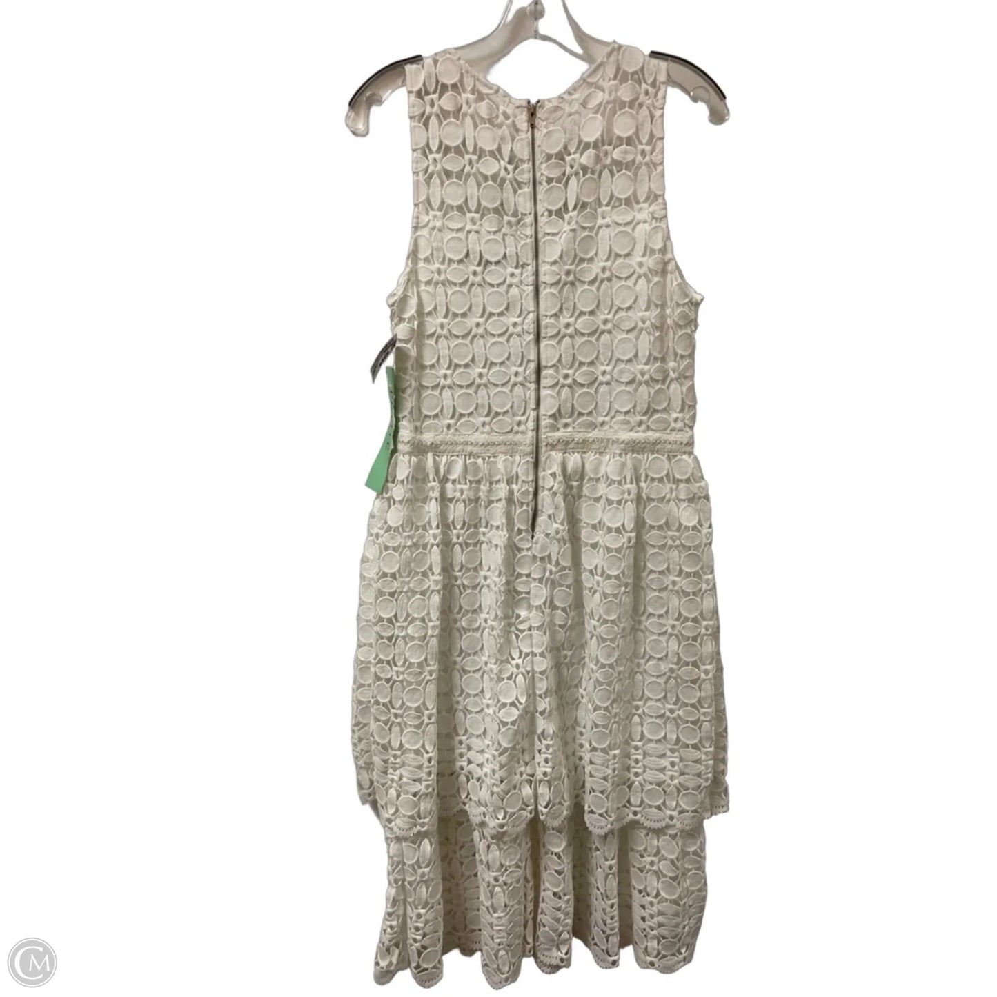 Dress Party Midi By Clothes Mentor In White, Size: Lp