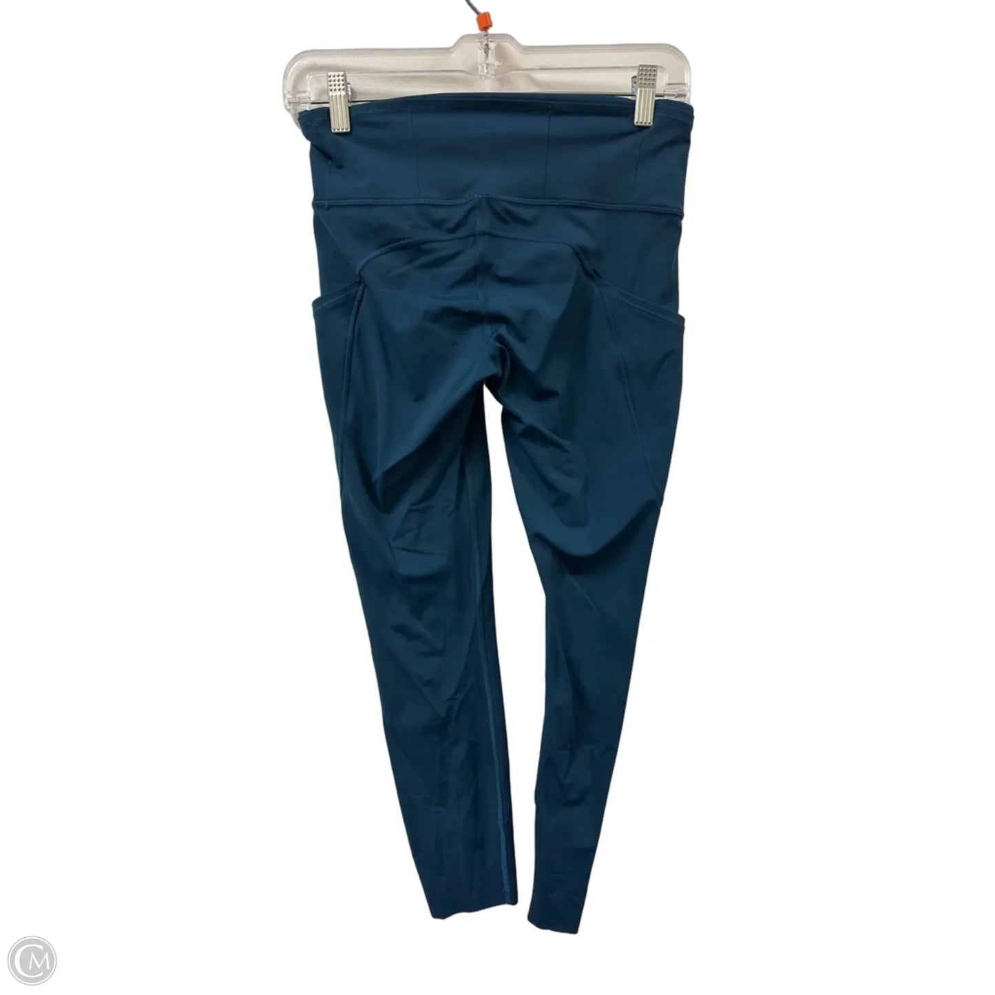 Athletic Leggings Capris By Lululemon In Teal, Size: 6