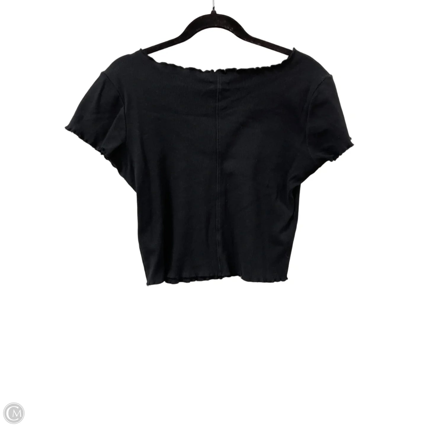 Top Short Sleeve By Pilcro In Black, Size: M