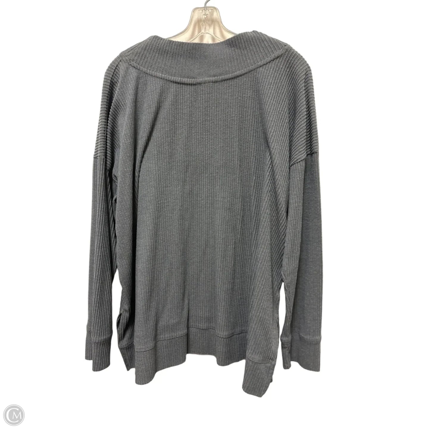Top Long Sleeve By Freely In Blue, Size: 1x