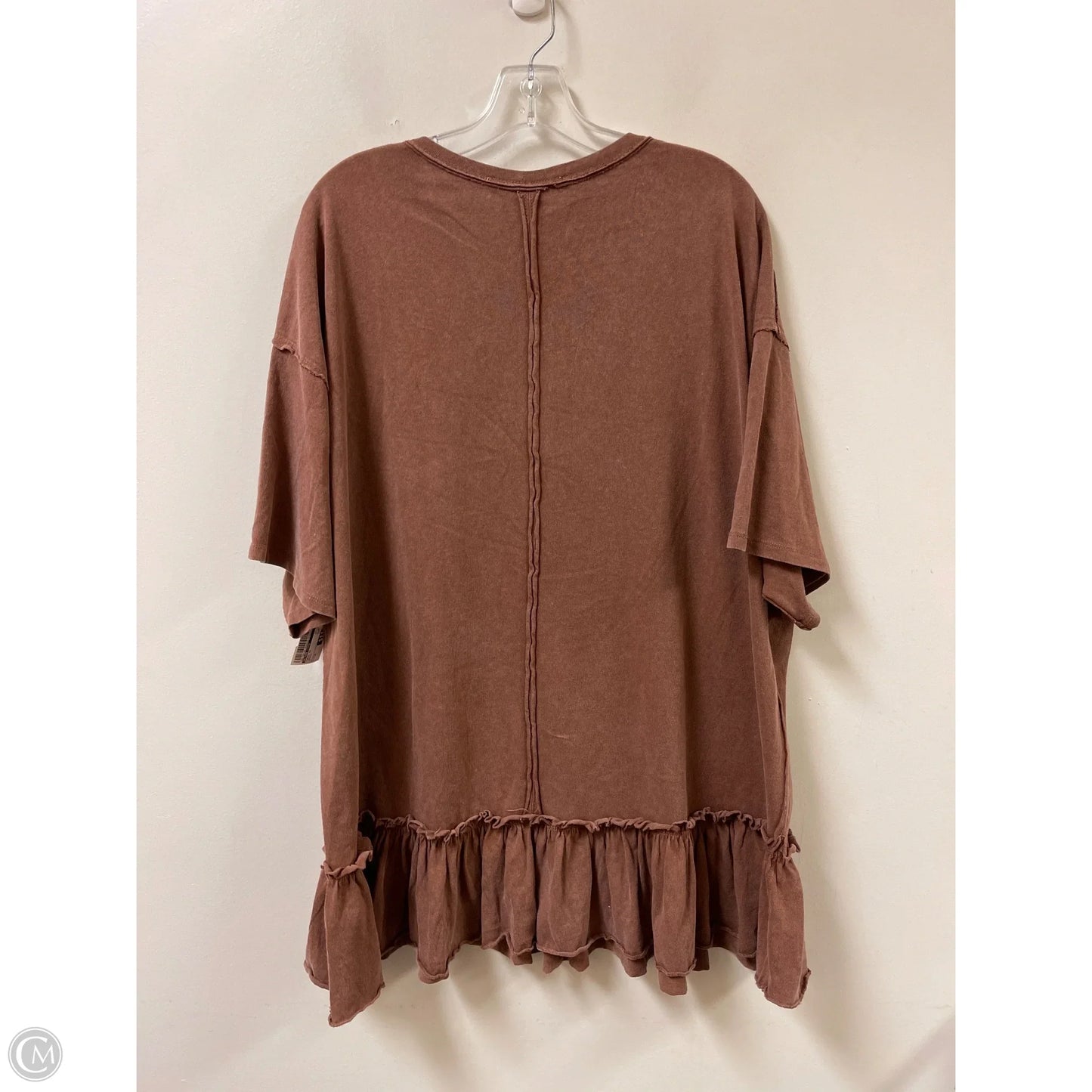 Tunic Short Sleeve By Altard State In Bronze, Size: M