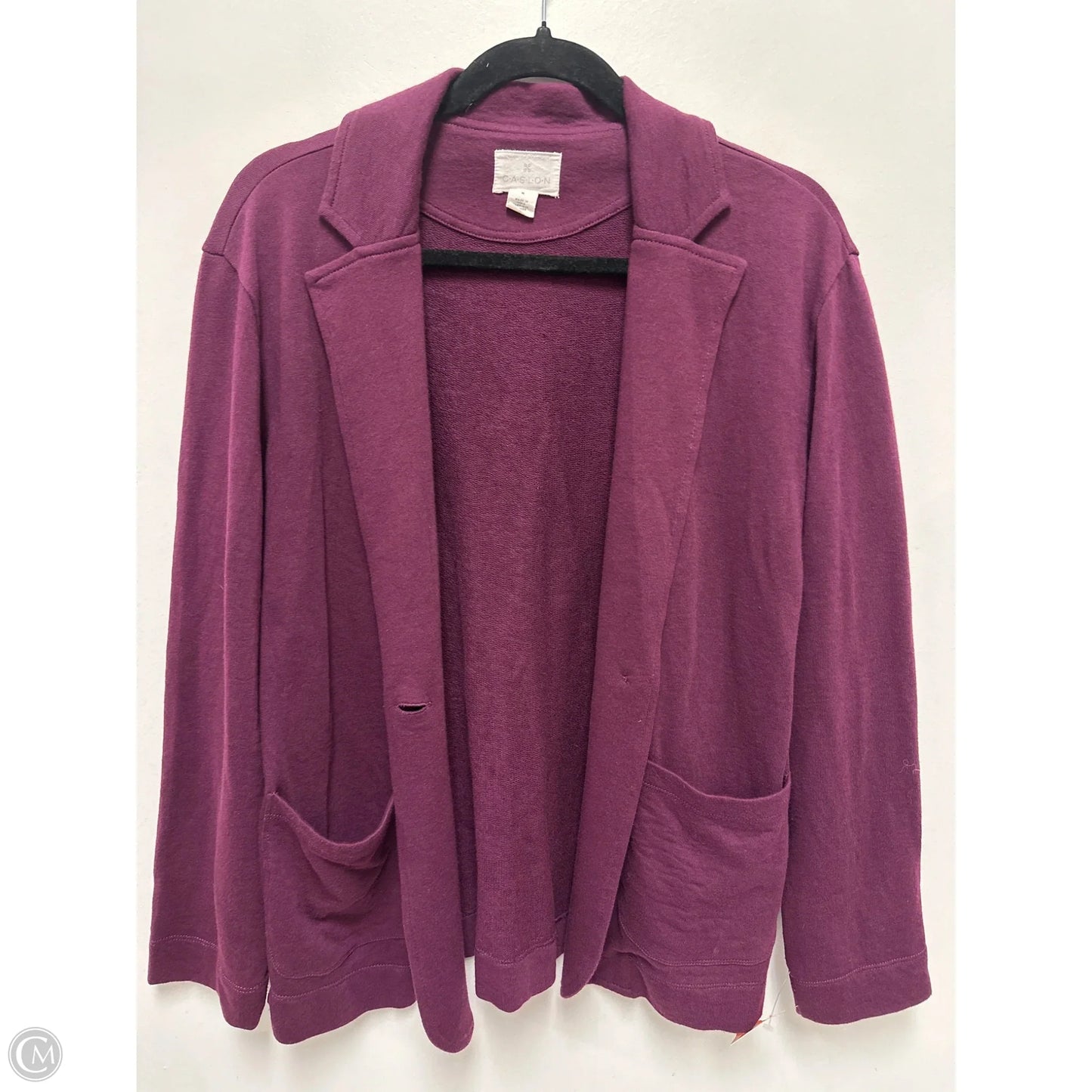 Sweater Cardigan By Caslon In Purple, Size: M