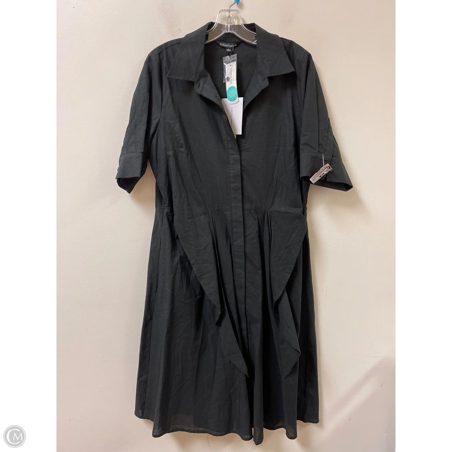 Dress Casual Midi By 41 Hawthorn In Black, Size: L