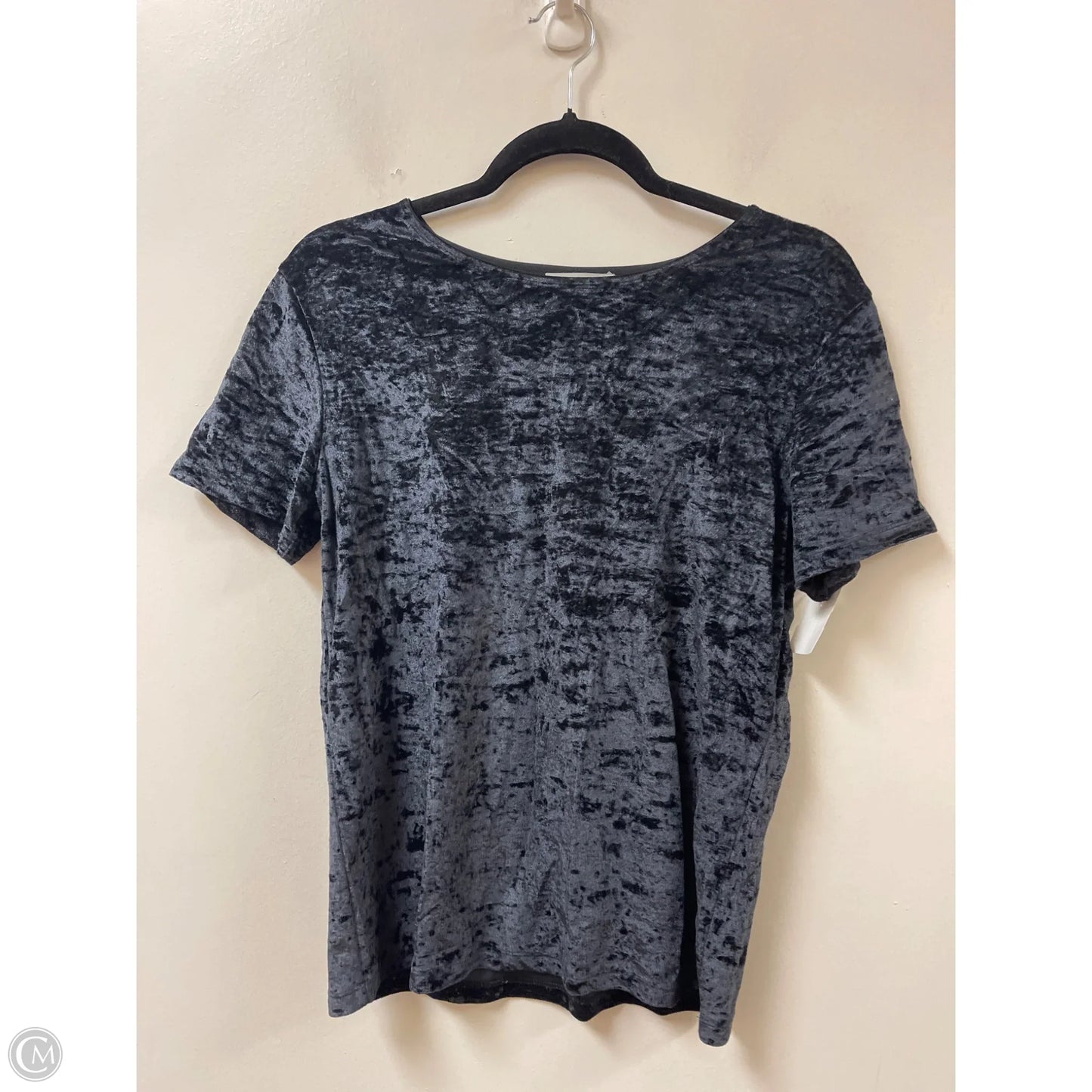 Top Short Sleeve By Vince In Black, Size: M