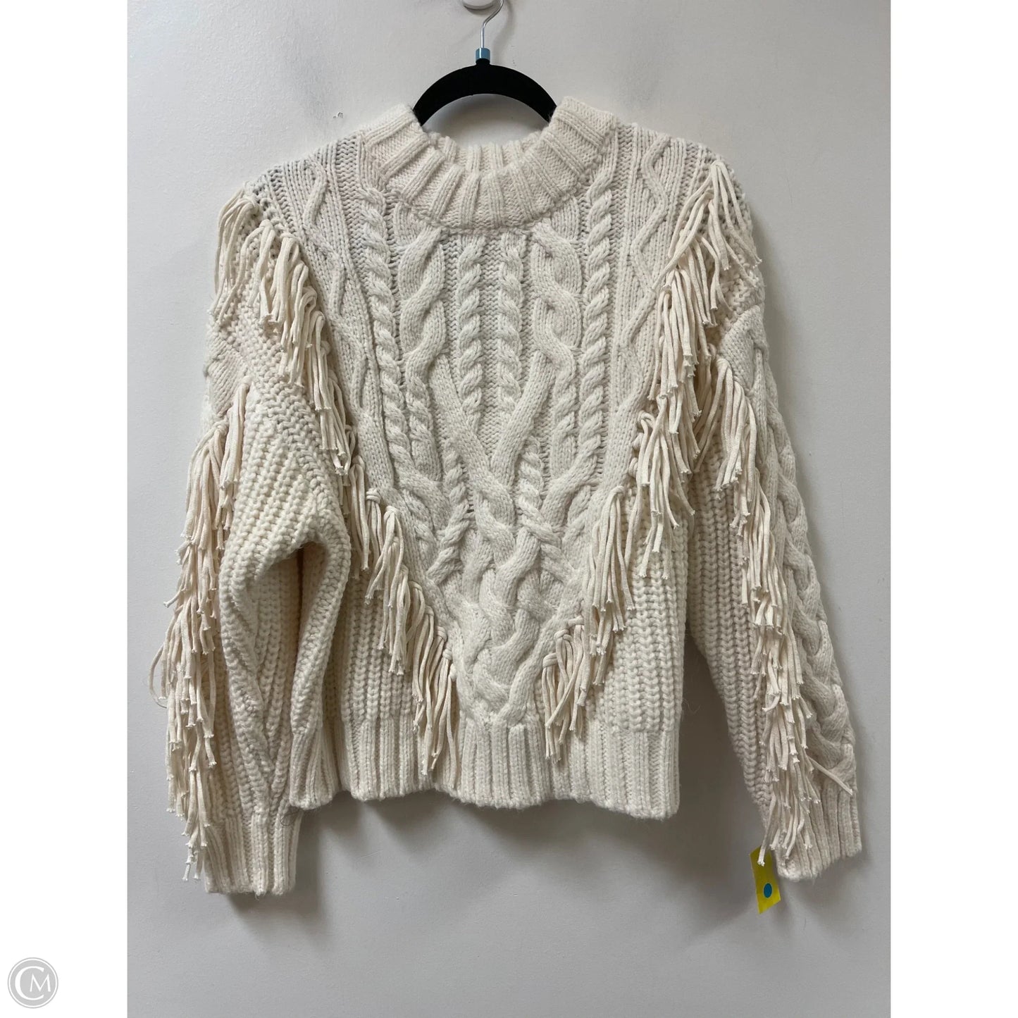 Sweater By H&m In Cream, Size: L