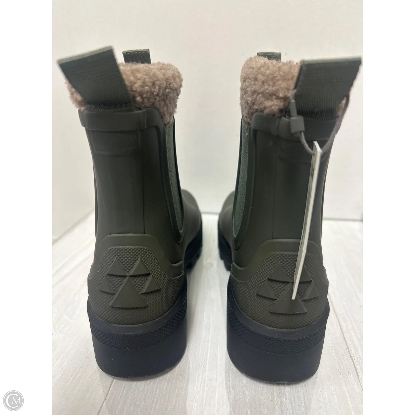 Boots Rain By Clothes Mentor In Green, Size: 6