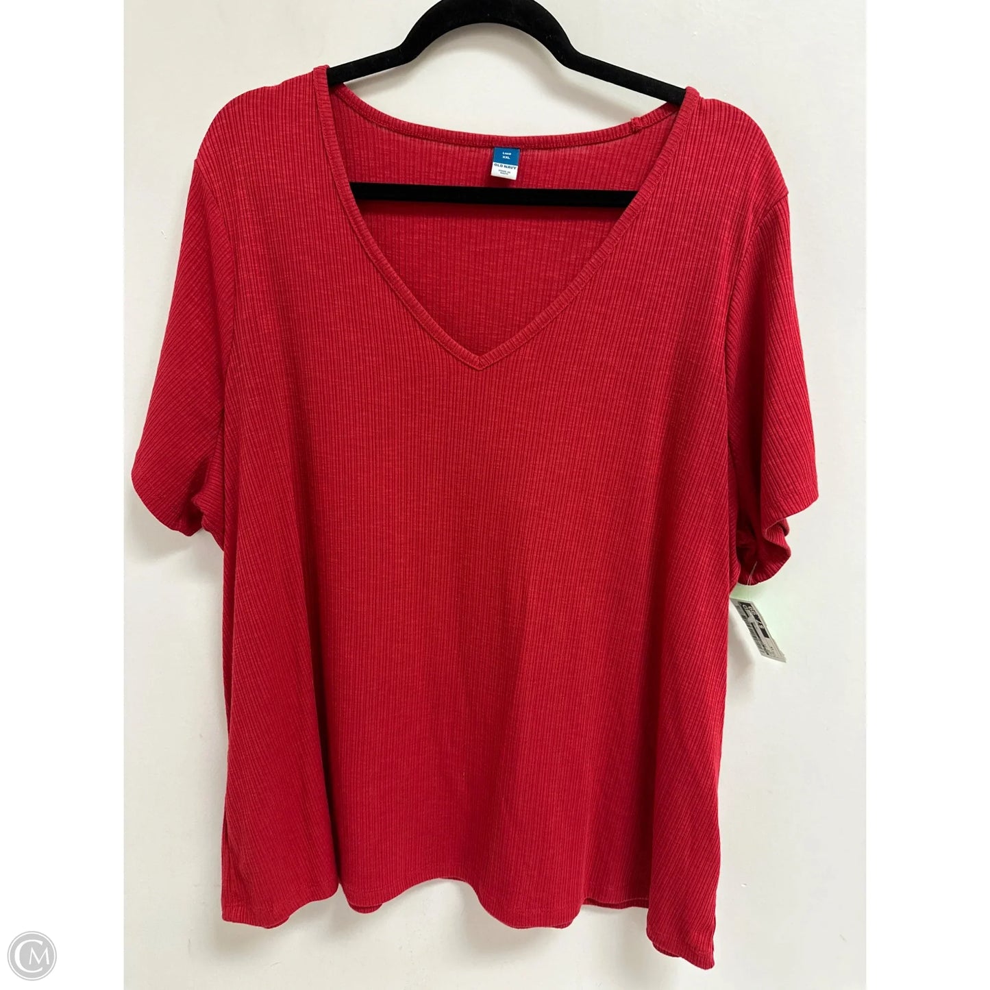 Top Short Sleeve By Old Navy In Red, Size: 1x