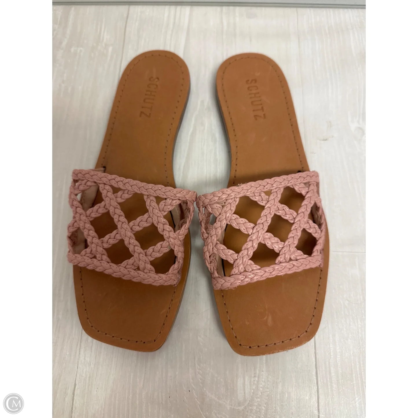 Sandals Flats By Schutz In Pink, Size: 8