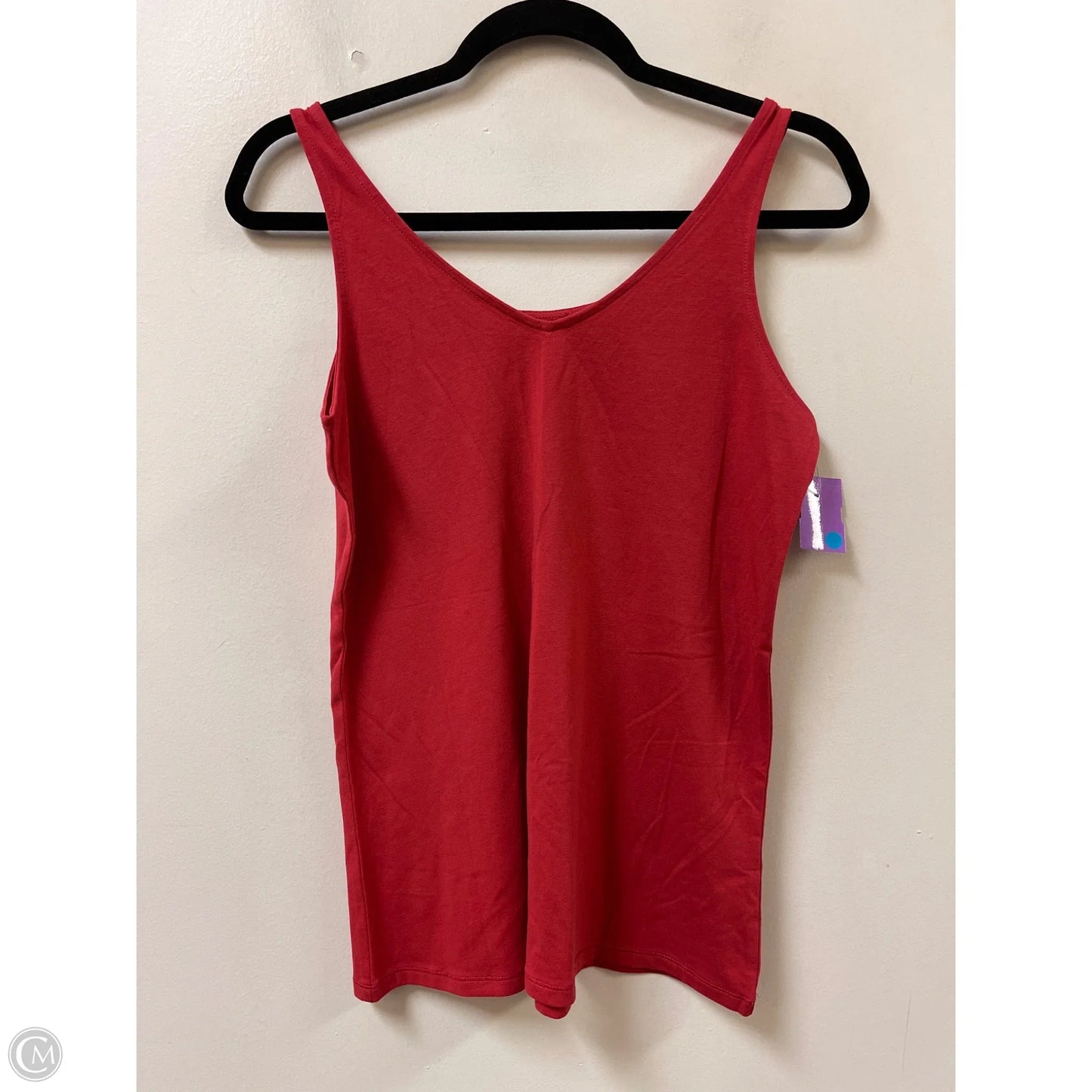Top Sleeveless Basic By Clothes Mentor In Red, Size: M