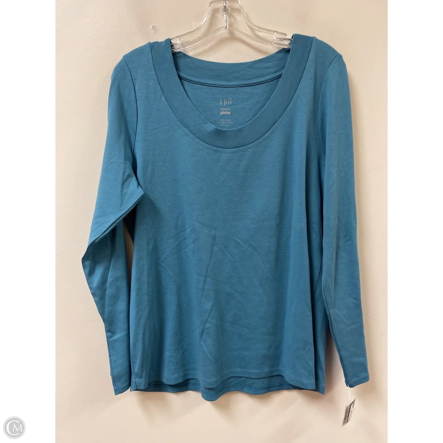 Top Long Sleeve By J. Jill In Blue, Size: L