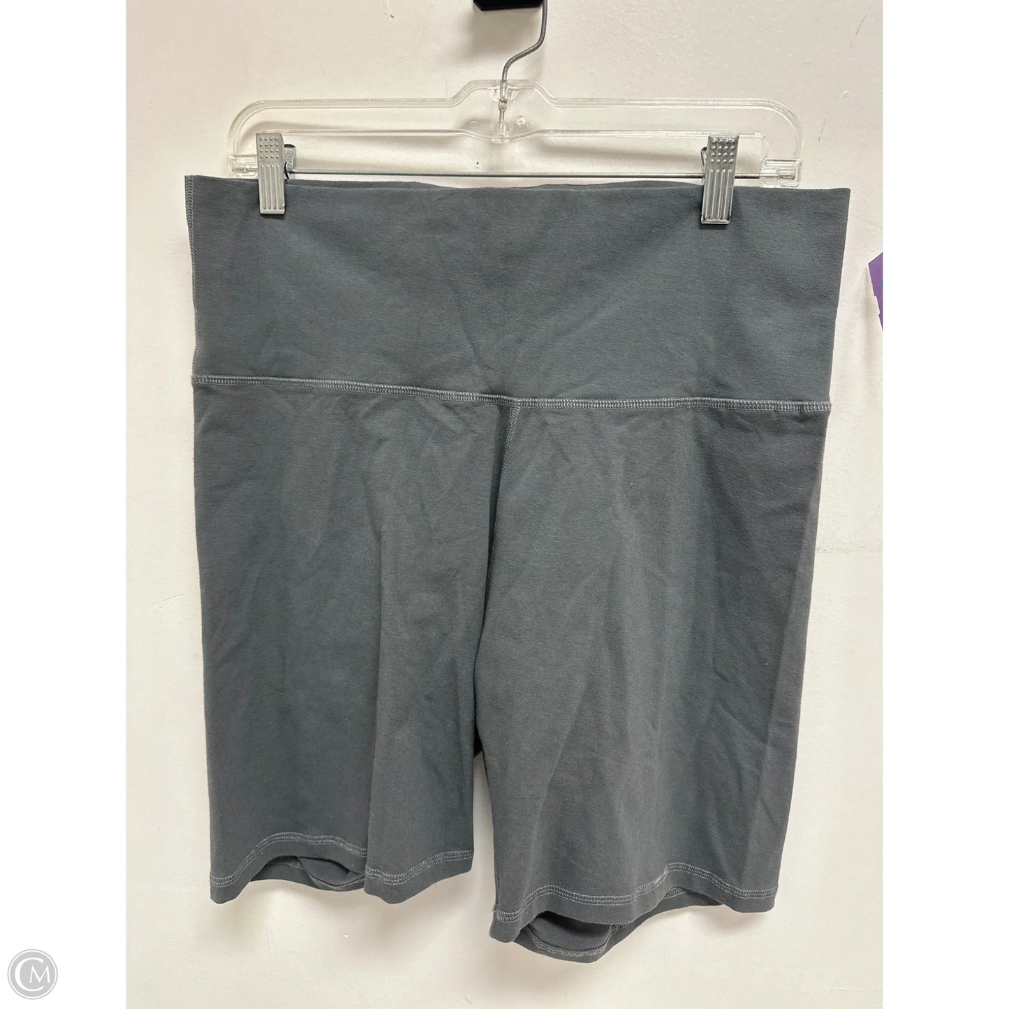 Athletic Shorts By Glitz In Grey, Size: L