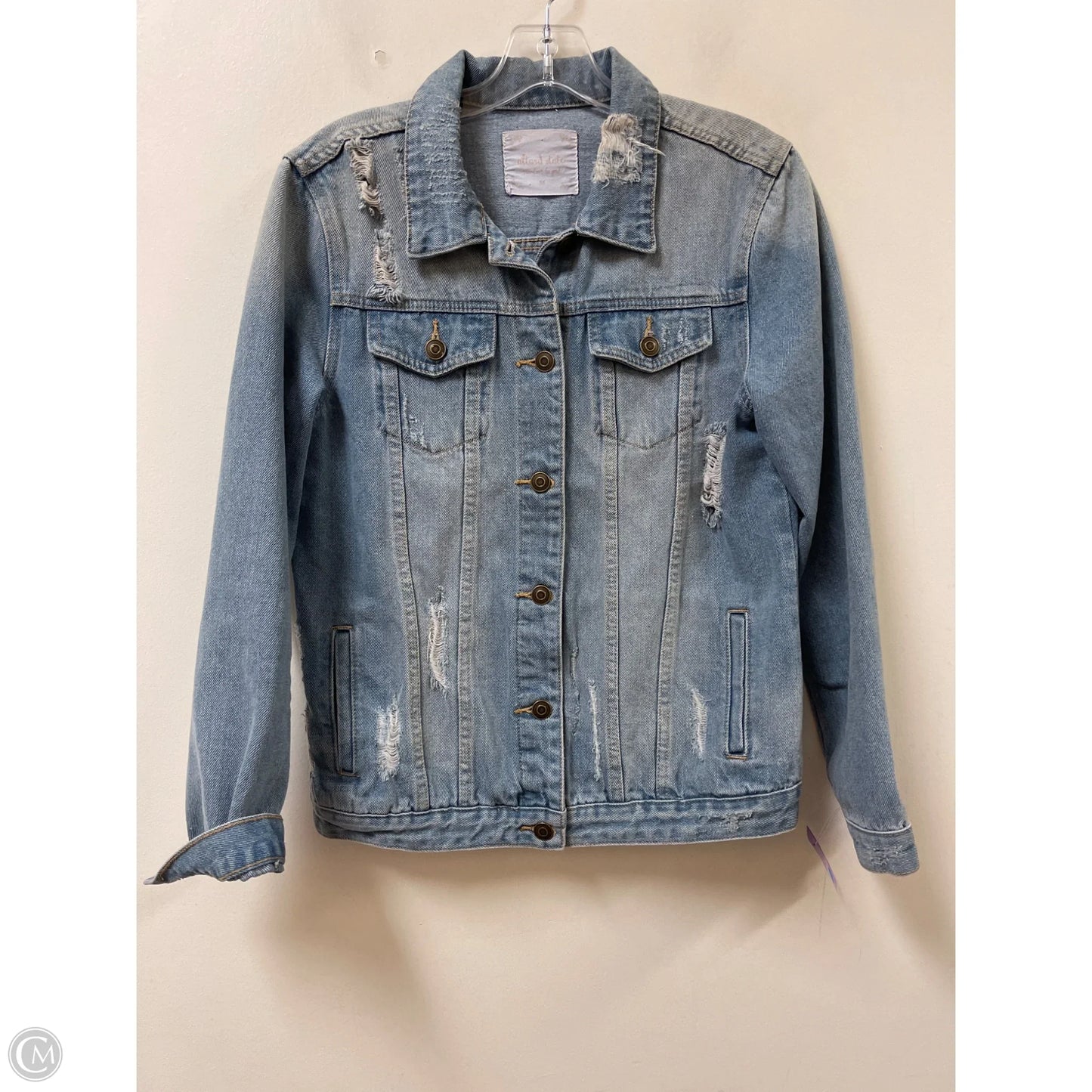 Blazer By Altard State In Blue Denim, Size: M