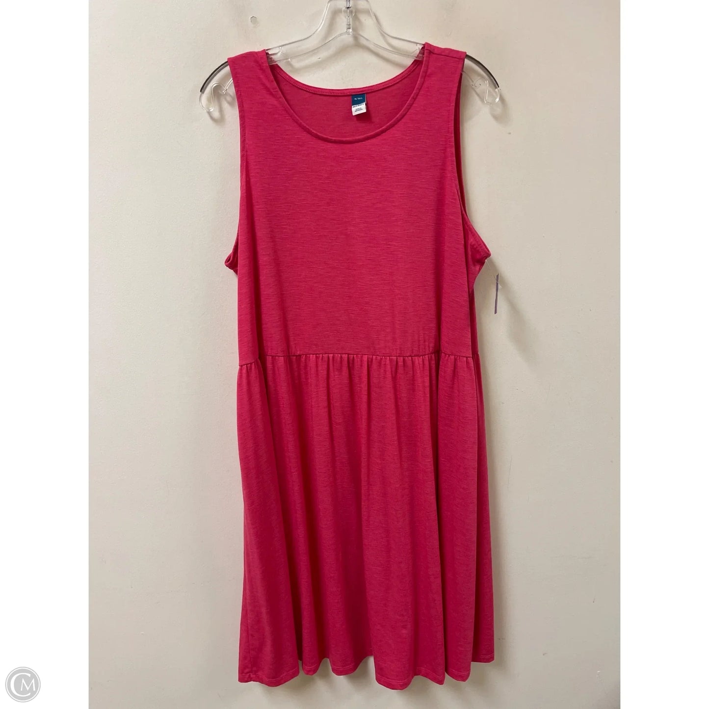 Dress Casual Midi By Old Navy In Pink, Size: Xl