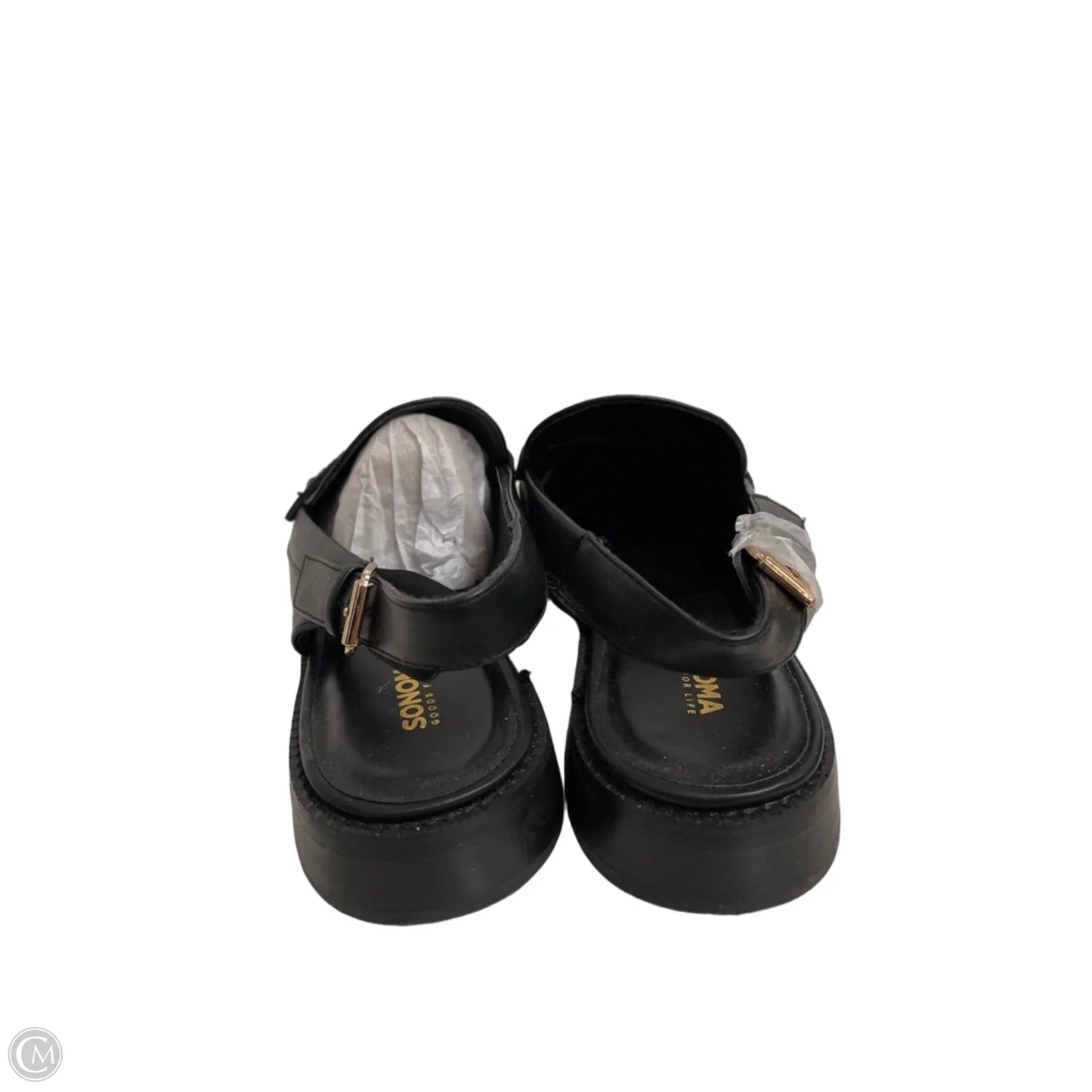 Shoes Heels Wedge By Sonoma In Black, Size: 10