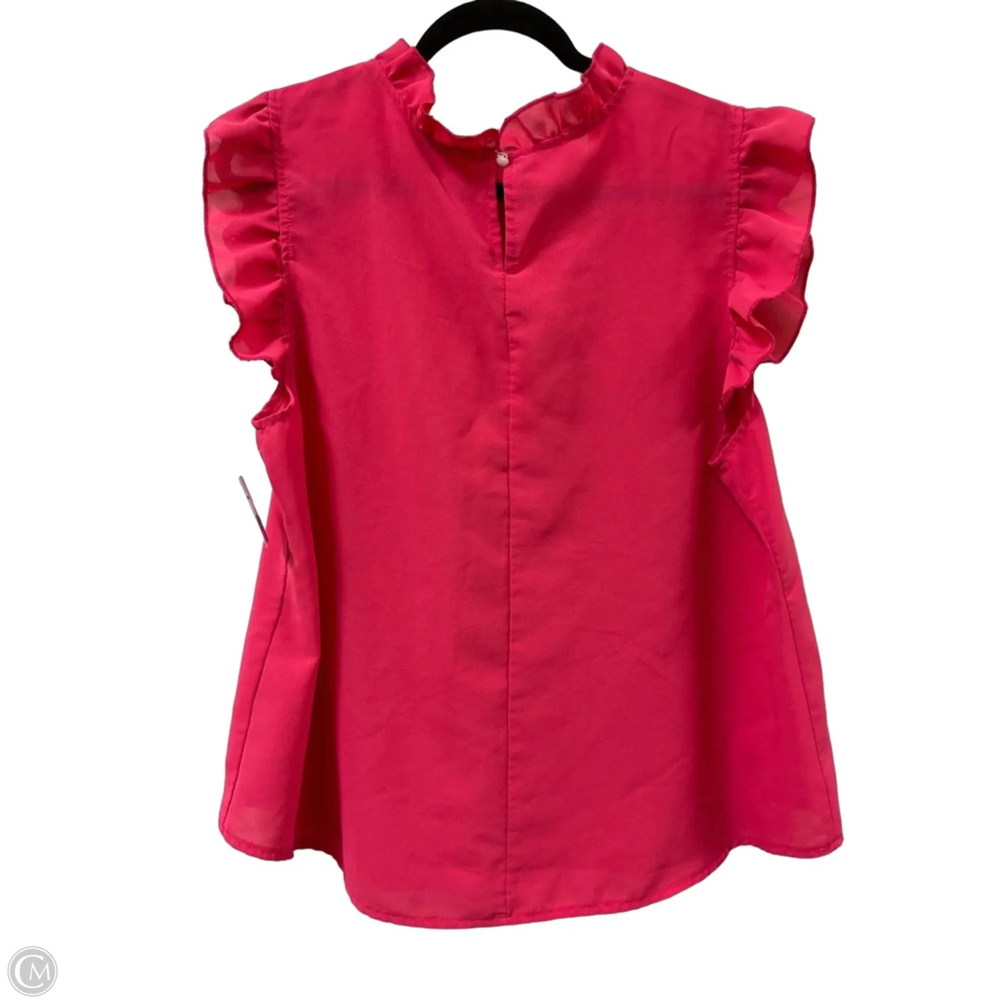 Top Sleeveless By Shein In Pink, Size: 2x