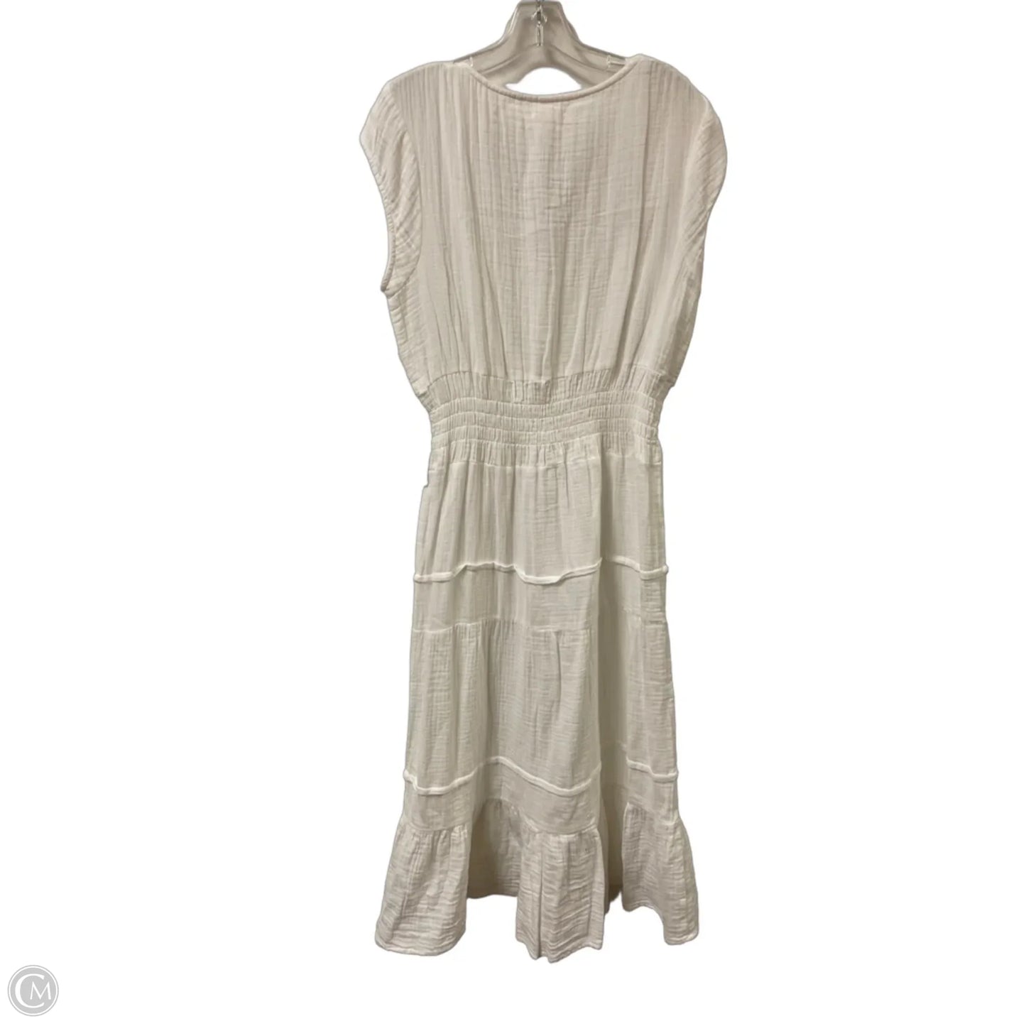 Dress Casual Maxi By Clothes Mentor In White, Size: L