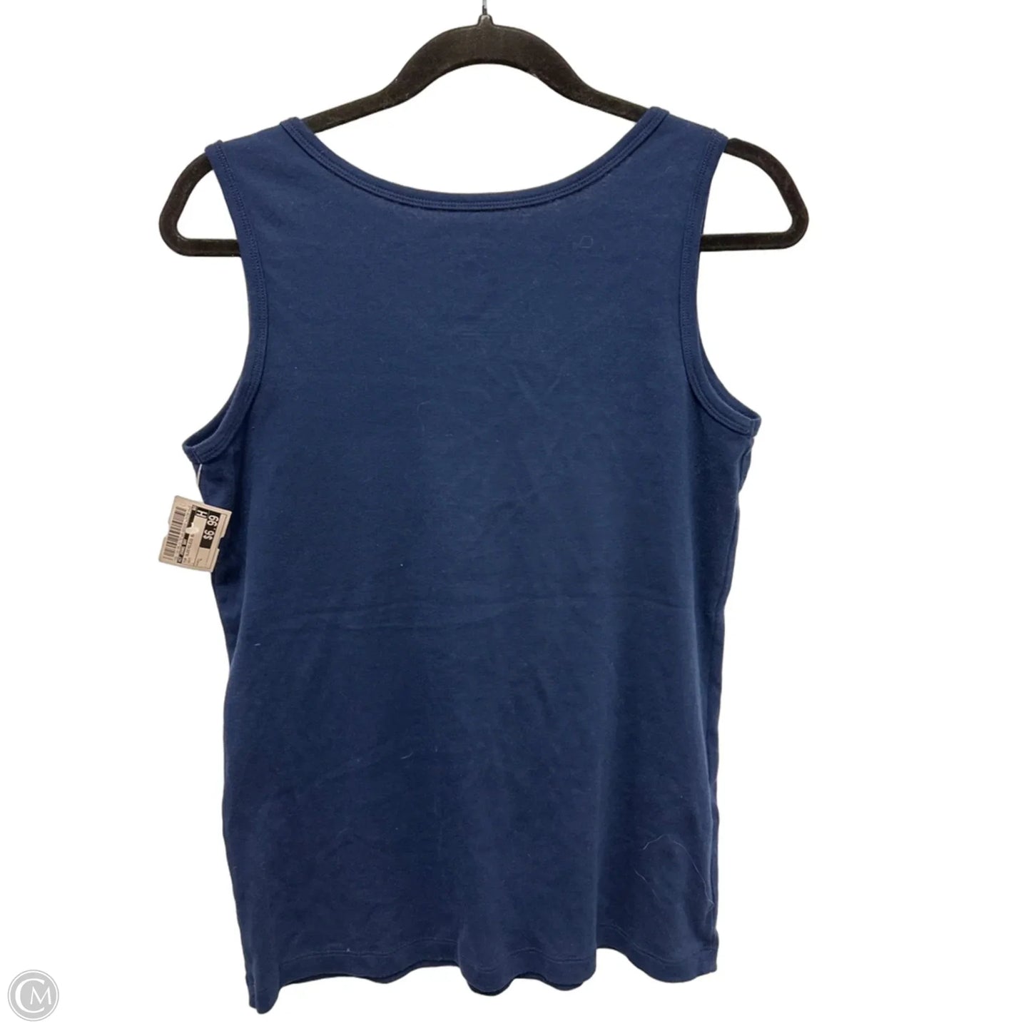 Top Sleeveless Basic By St Johns Bay In Navy, Size: L