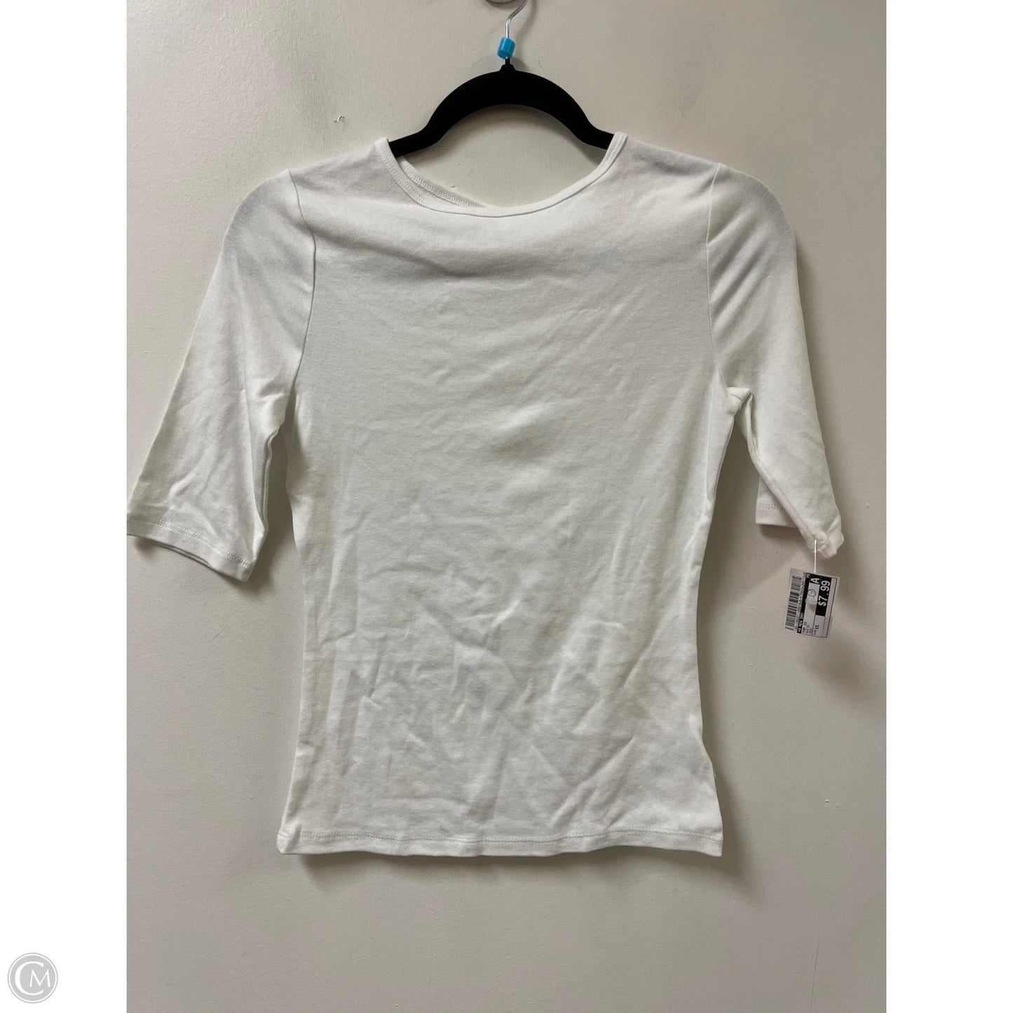 Top Short Sleeve By A New Day In White, Size: Xs