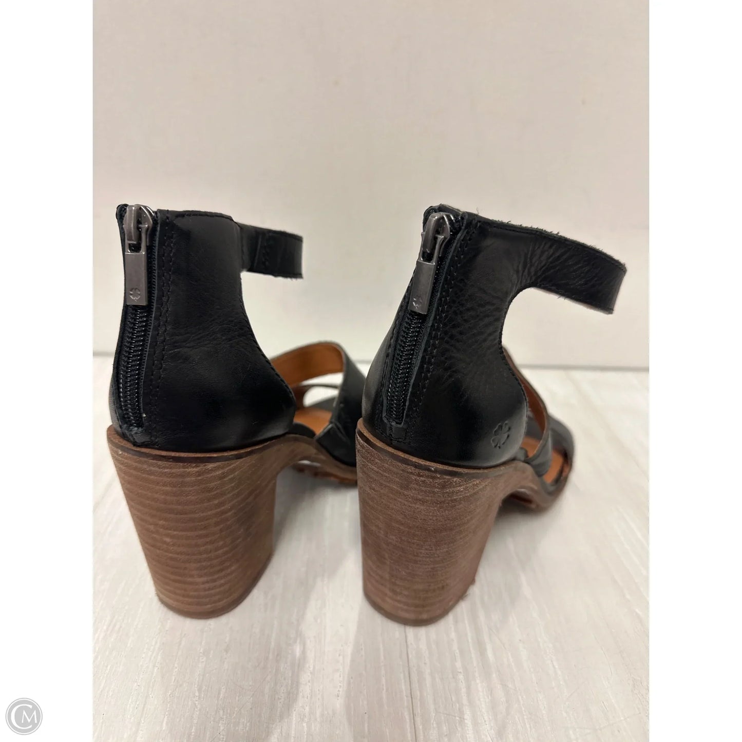 Sandals Heels Block By Lucky Brand In Black, Size: 8.5