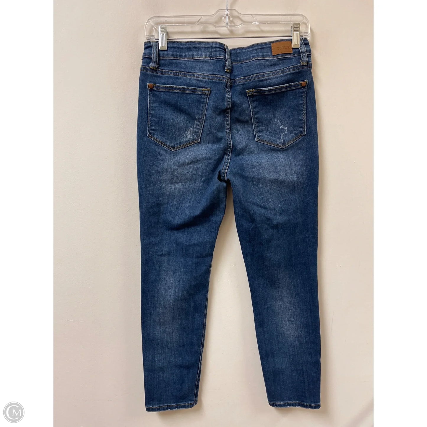 Jeans Straight By Judy Blue In Blue Denim, Size: 8