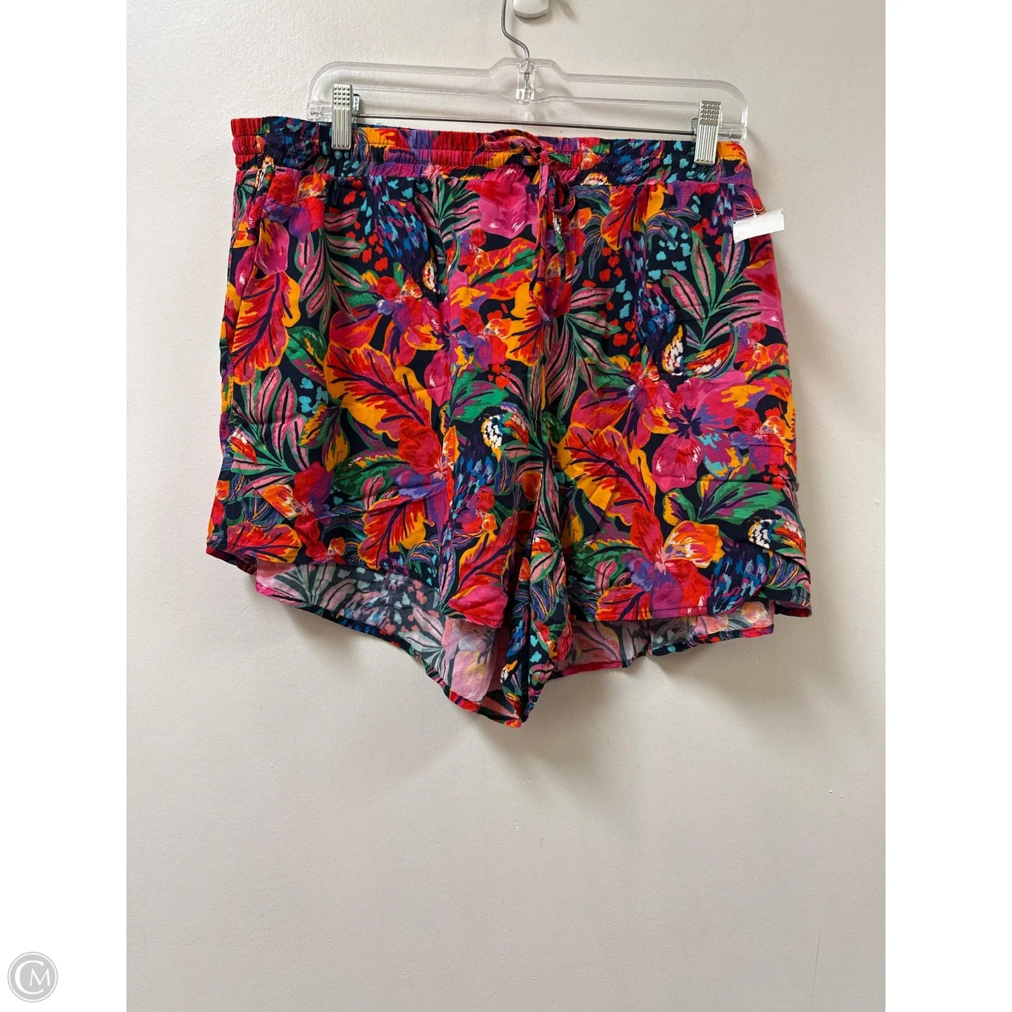 Shorts By Eloquii In Floral Print, Size: 18