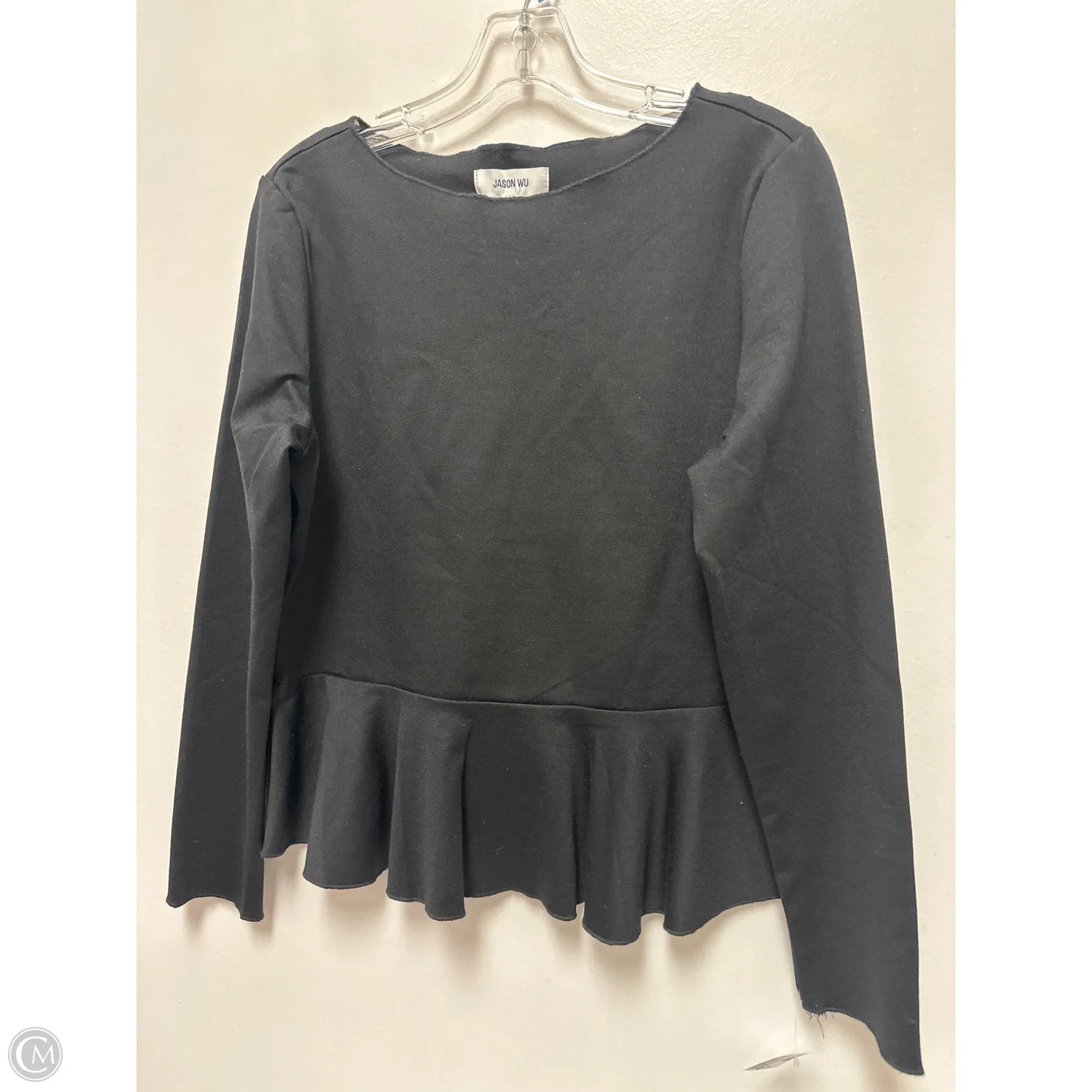 Top Long Sleeve Designer By Jason Wu In Black, Size: L