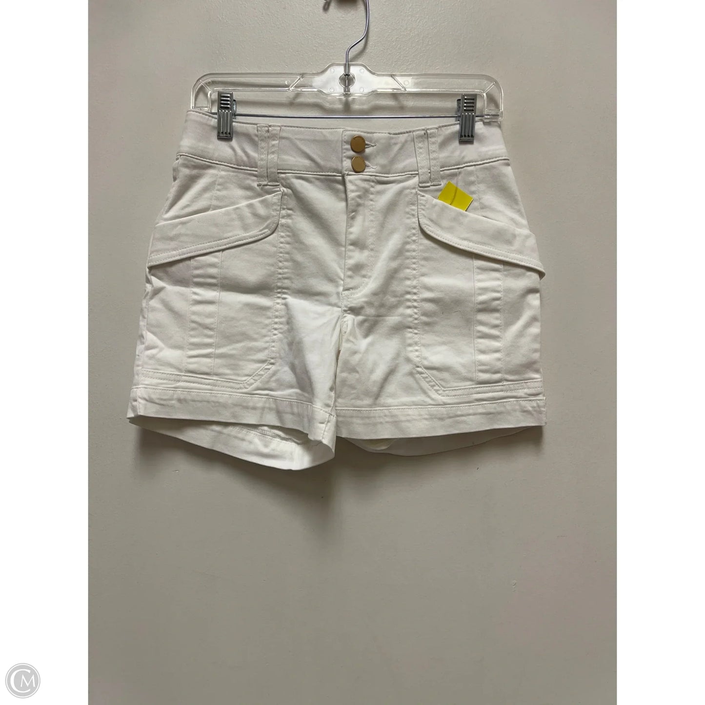 Shorts By Democracy In White, Size: 4
