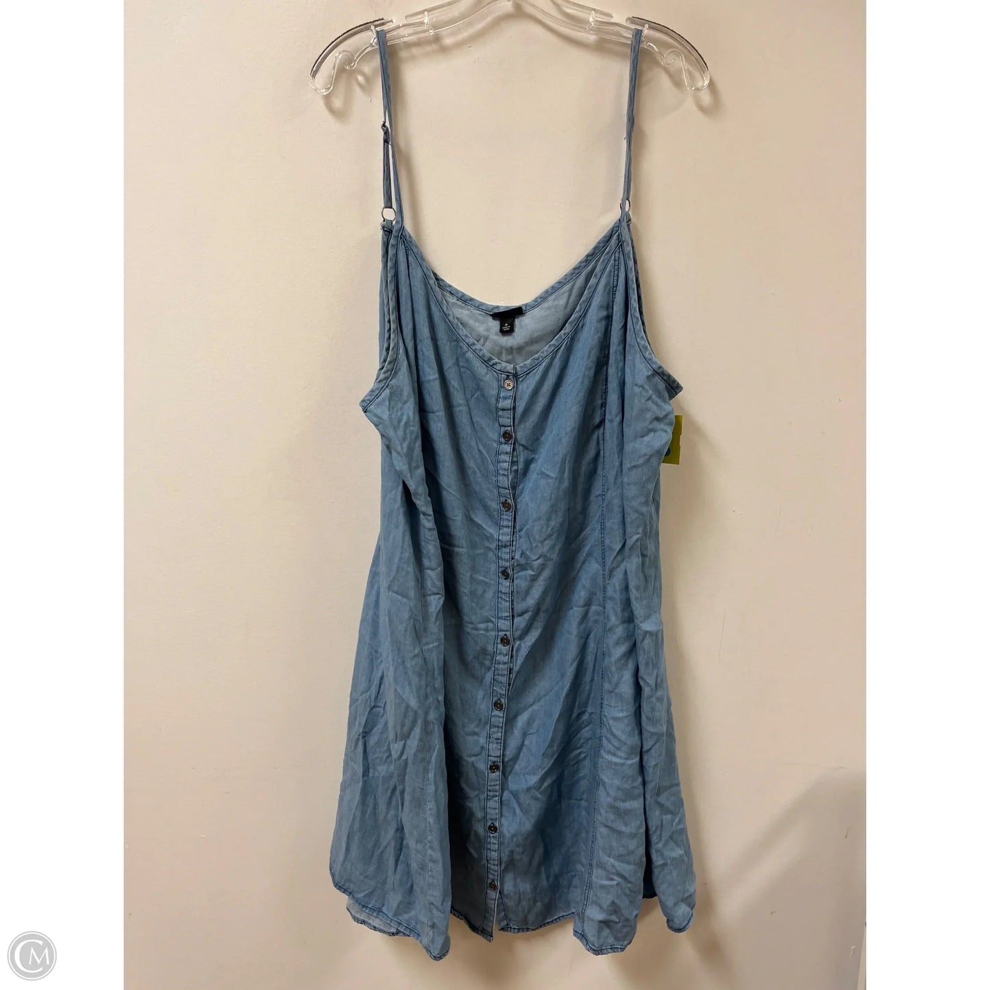 Dress Casual Short By Torrid In Blue Denim, Size: 4x