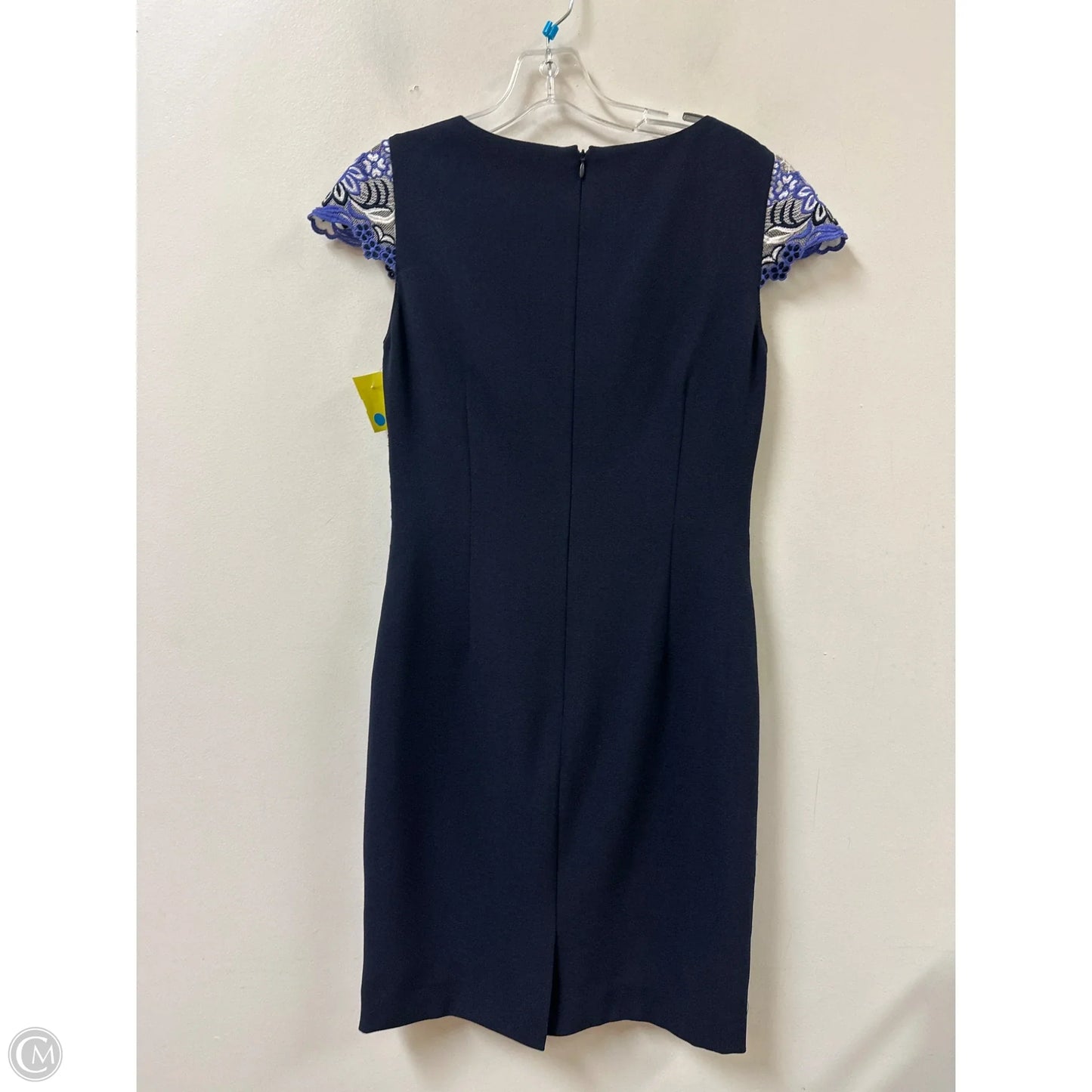 Dress Casual Midi By Antonio Melani In Blue & White, Size: S