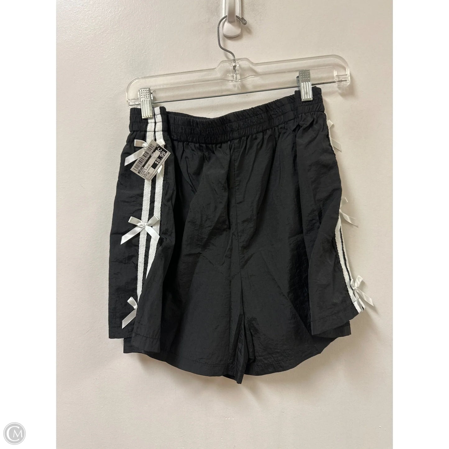 Shorts By Shein In Black & White, Size: 18
