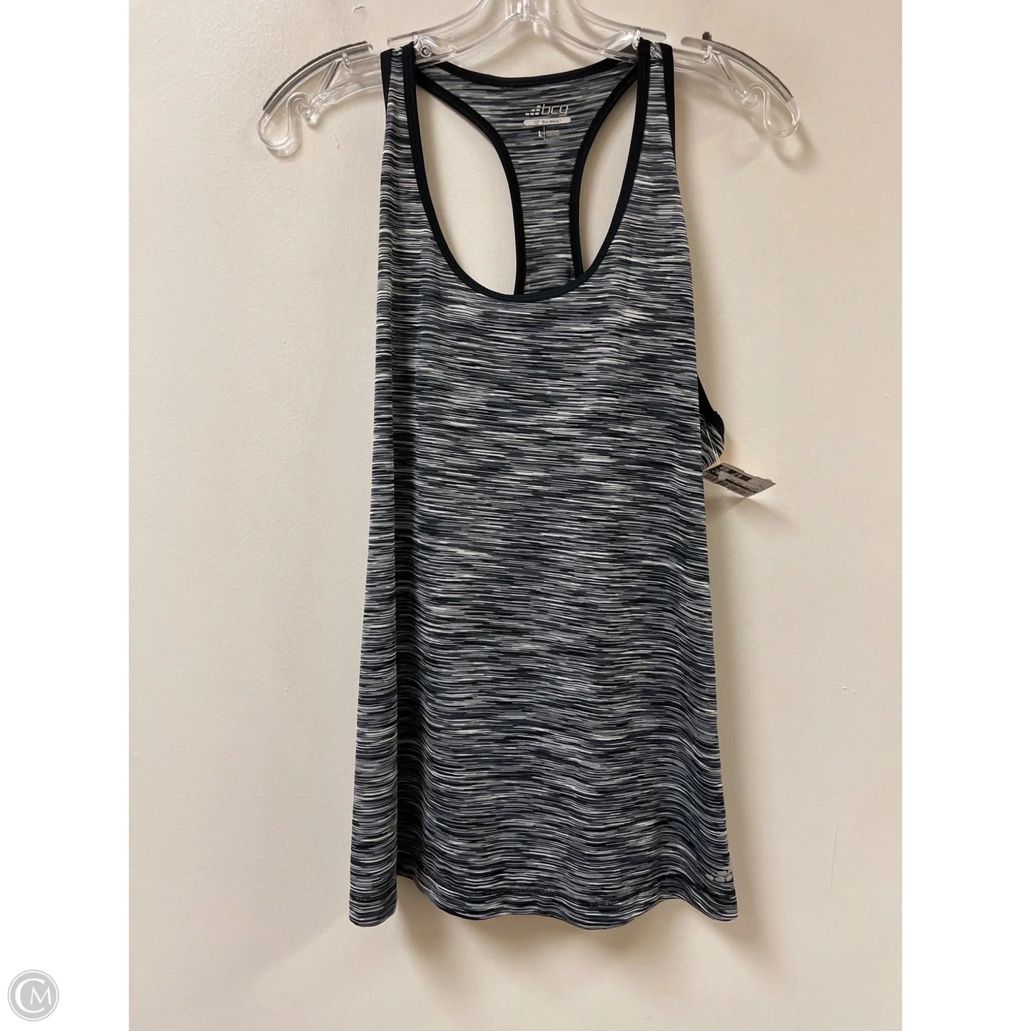 Athletic Tank Top By Bcg In Grey, Size: L