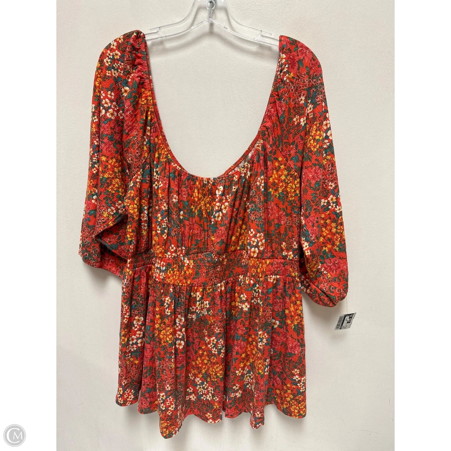Top Long Sleeve By Torrid In Orange, Size: 3x