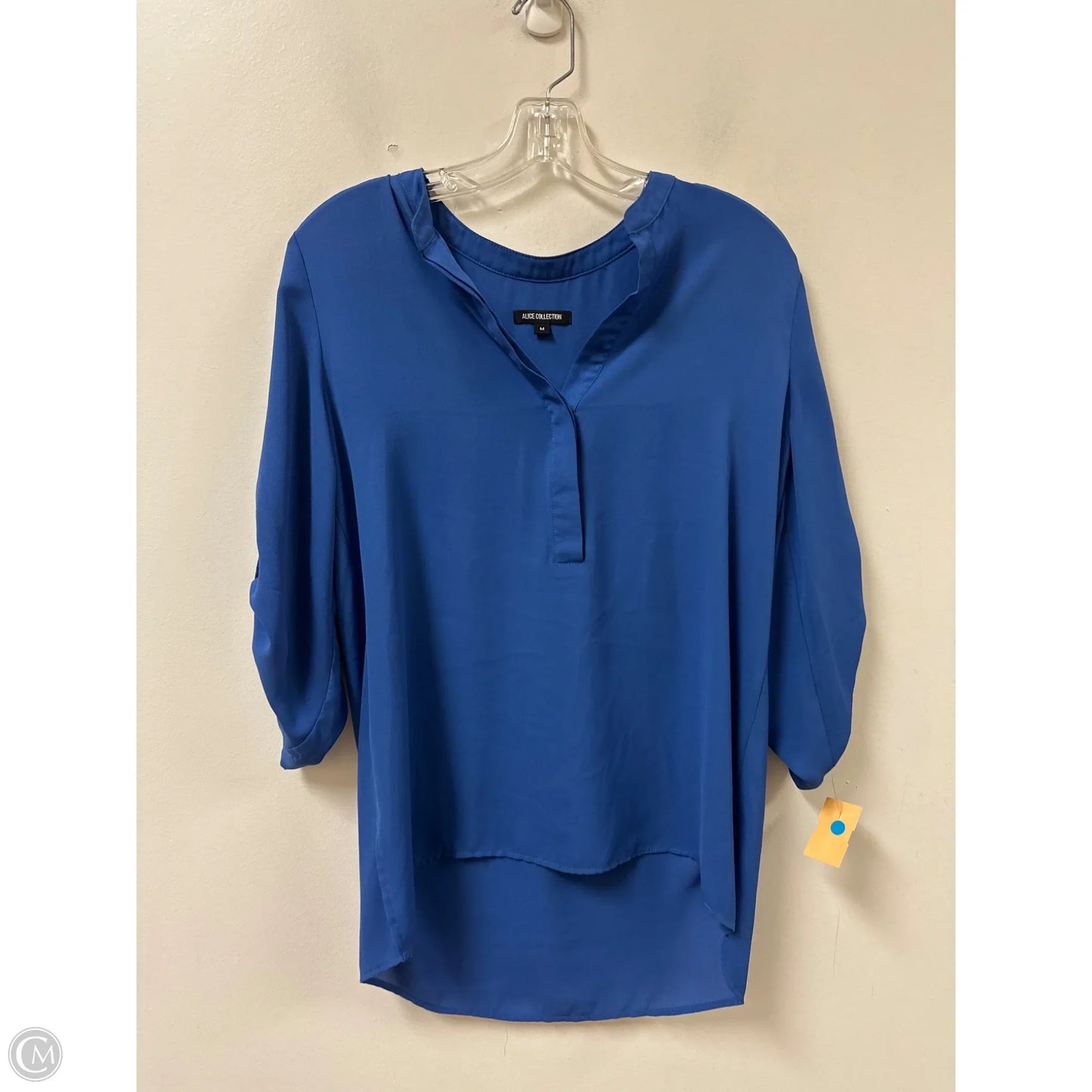 Top Long Sleeve By Clothes Mentor In Blue, Size: M