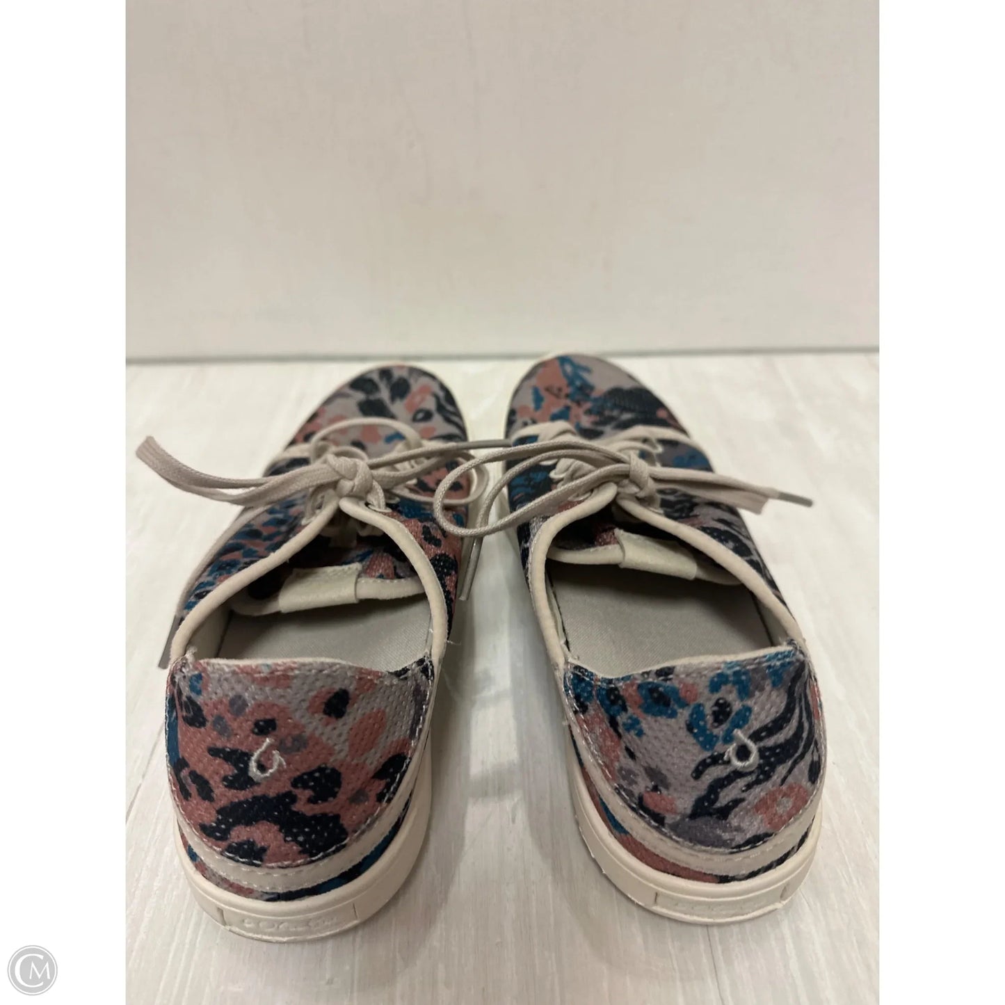 Shoes Sneakers By Olukai In Black & Blue, Size: 8
