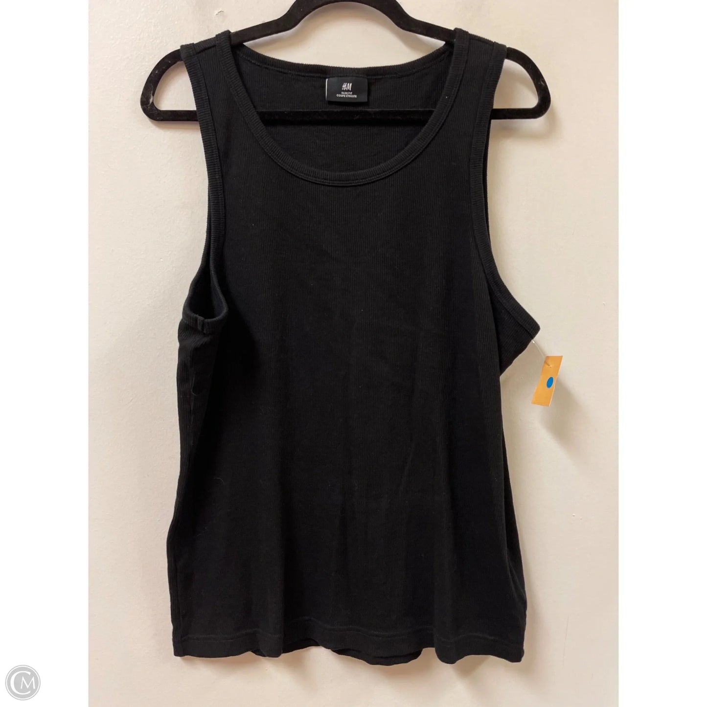 Tank Top By H&m In Black, Size: Xl