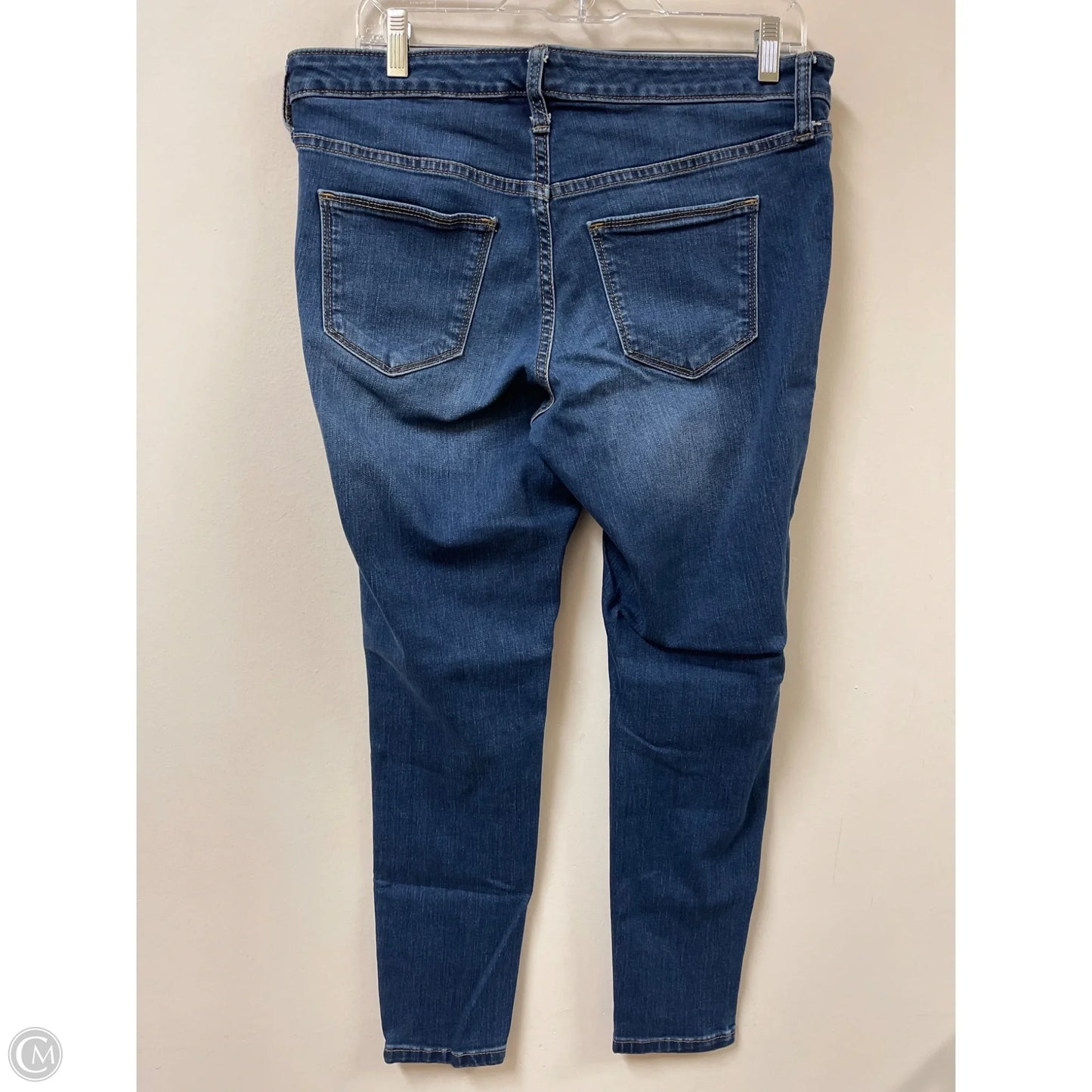 Jeans Skinny By Universal Thread In Blue Denim, Size: 8