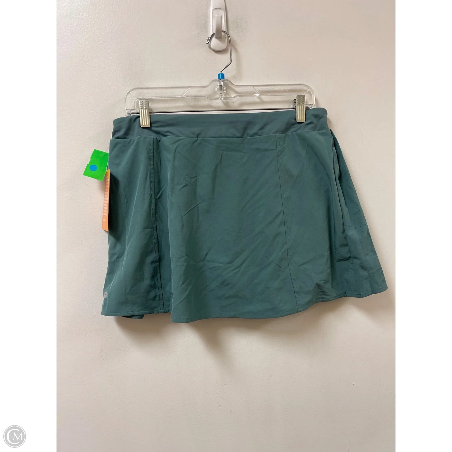 Athletic Skort By Avia In Green, Size: M