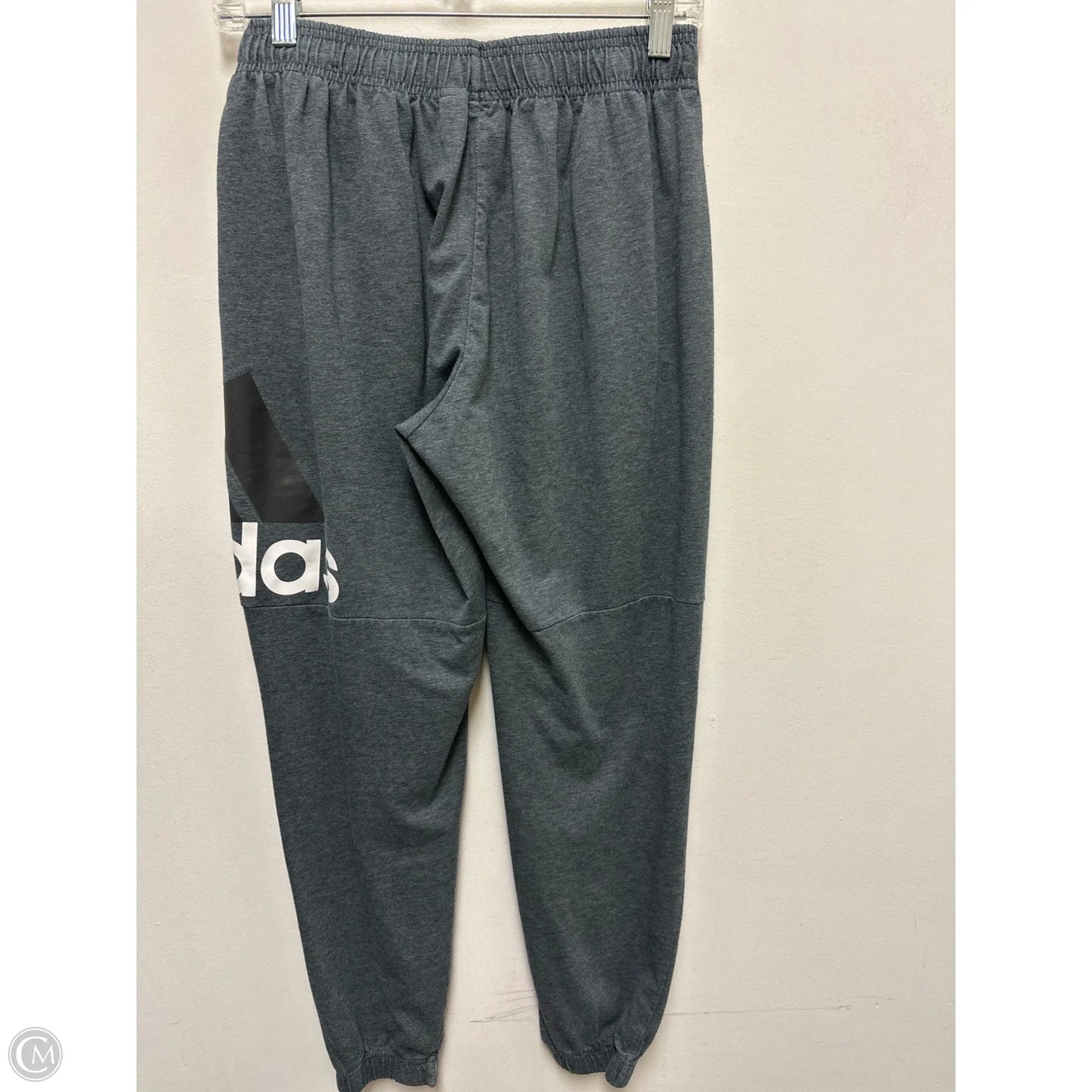 Athletic Pants By Adidas In Grey, Size: S