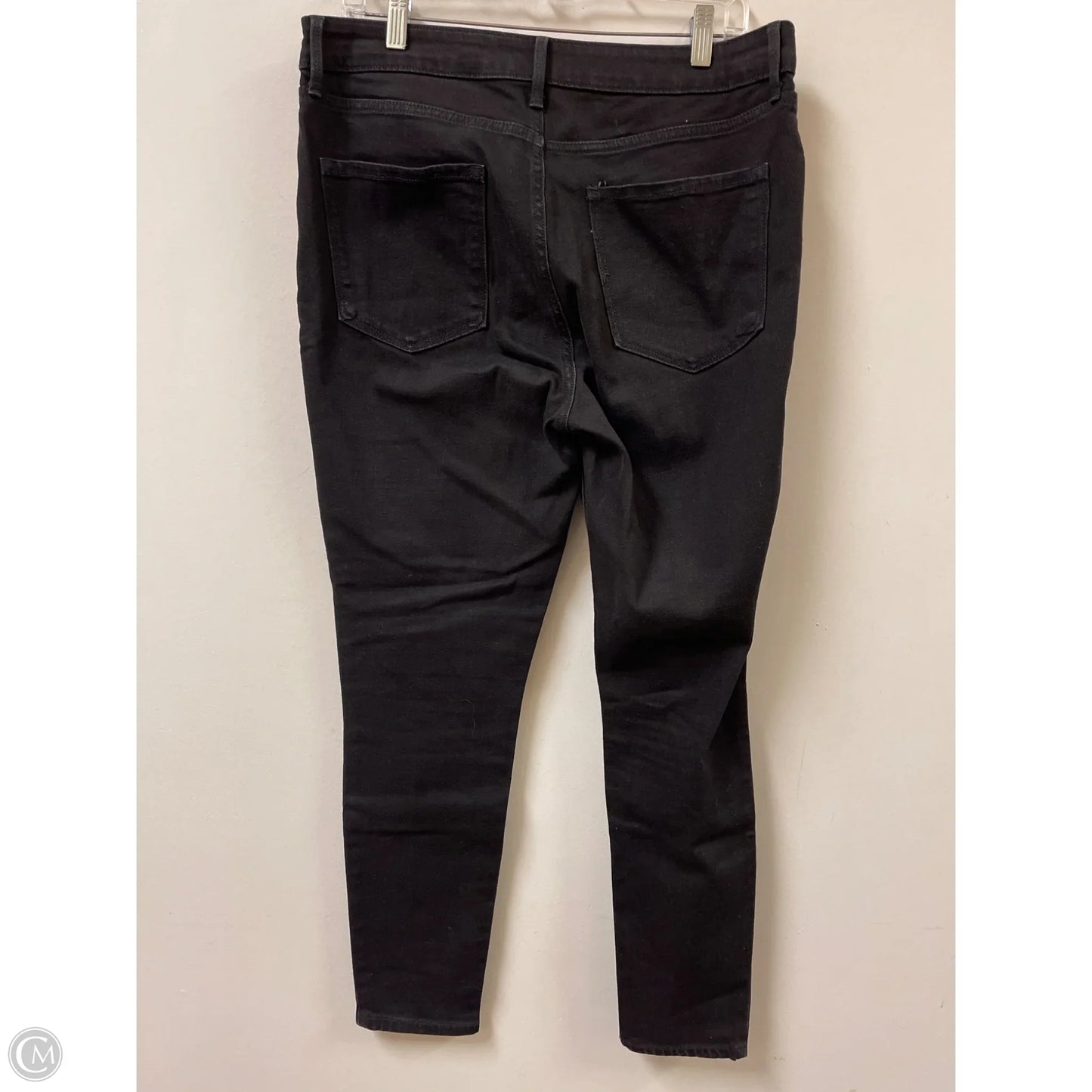 Jeans Skinny By Old Navy In Black Denim, Size: 12