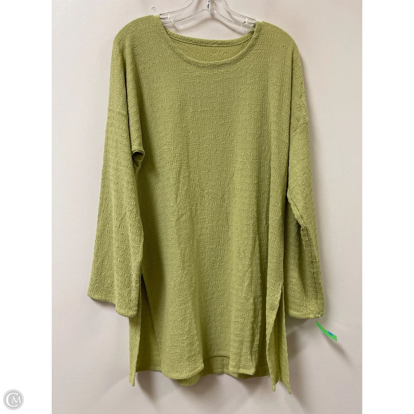 Tunic Long Sleeve By Clothes Mentor In Green, Size: Xl