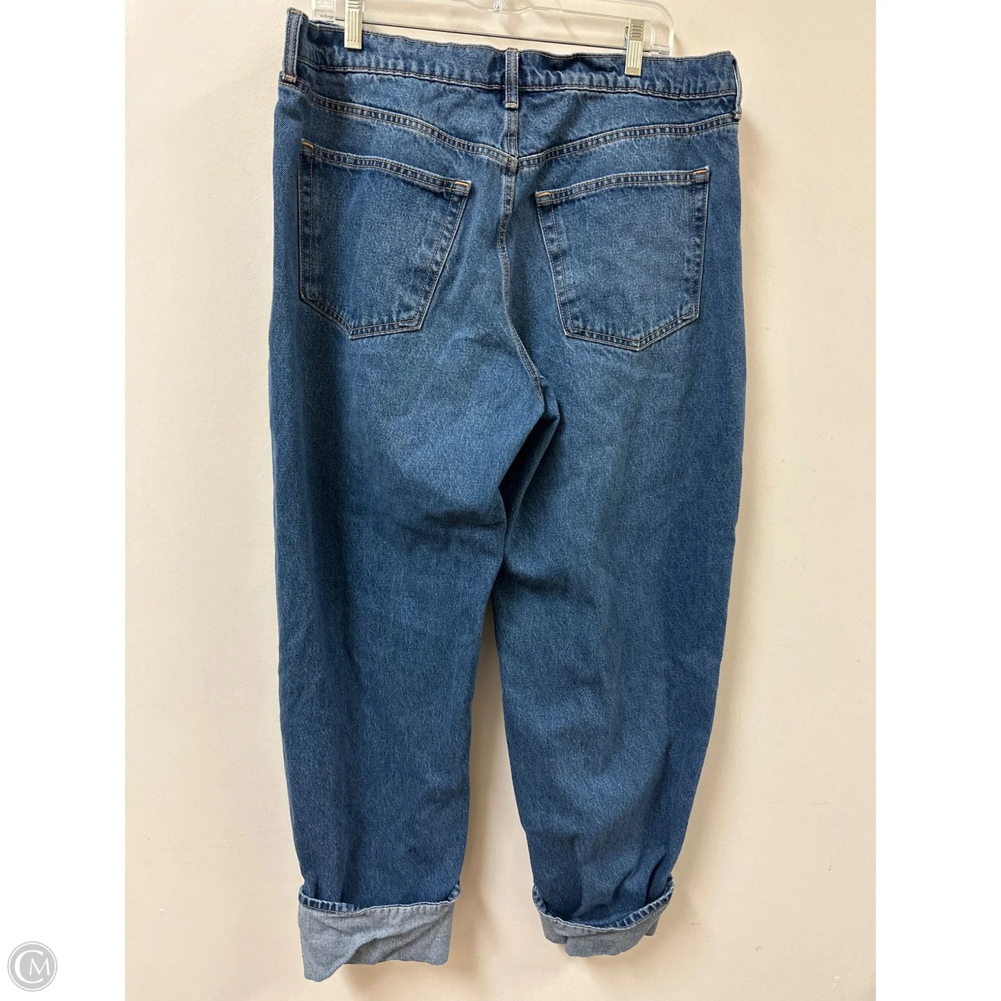 Jeans Straight By Universal Thread In Blue Denim, Size: 14