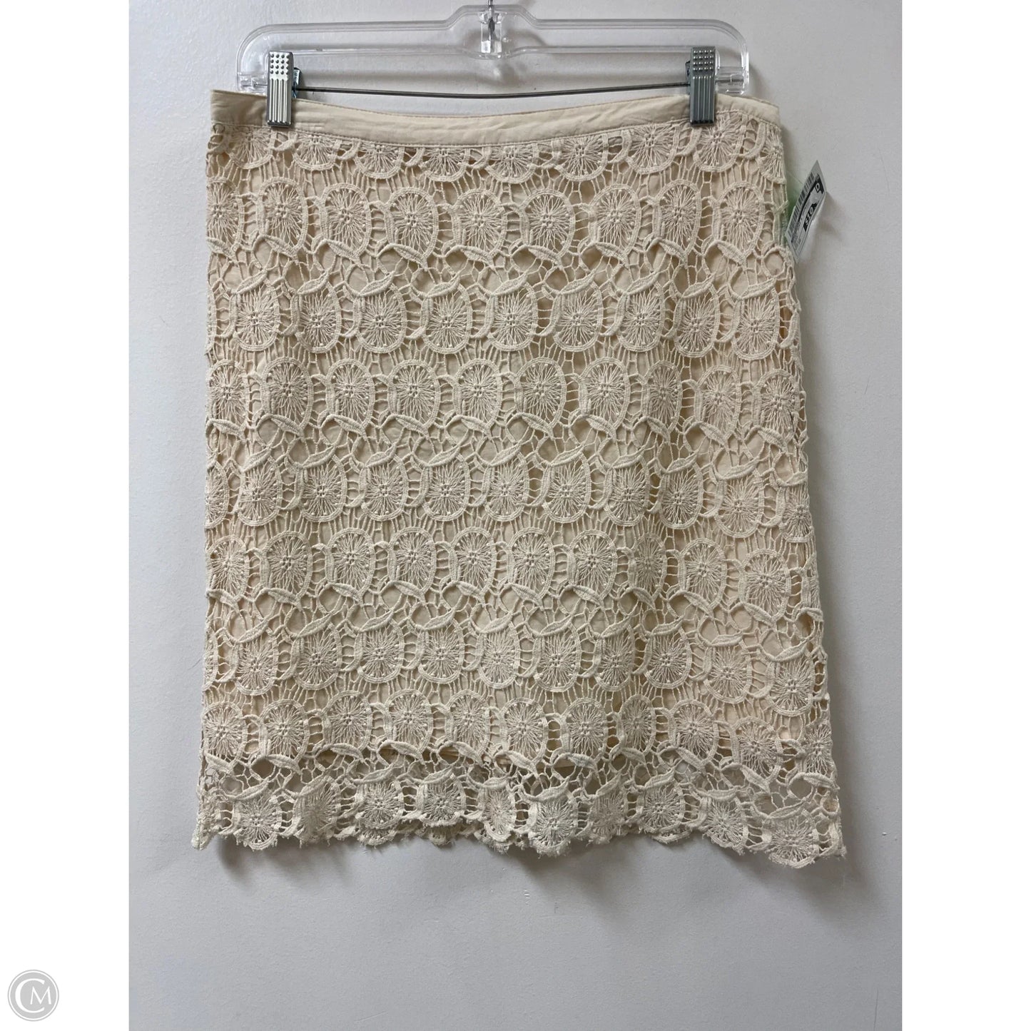 Skirt Mini & Short By Cremieux In Cream, Size: 10